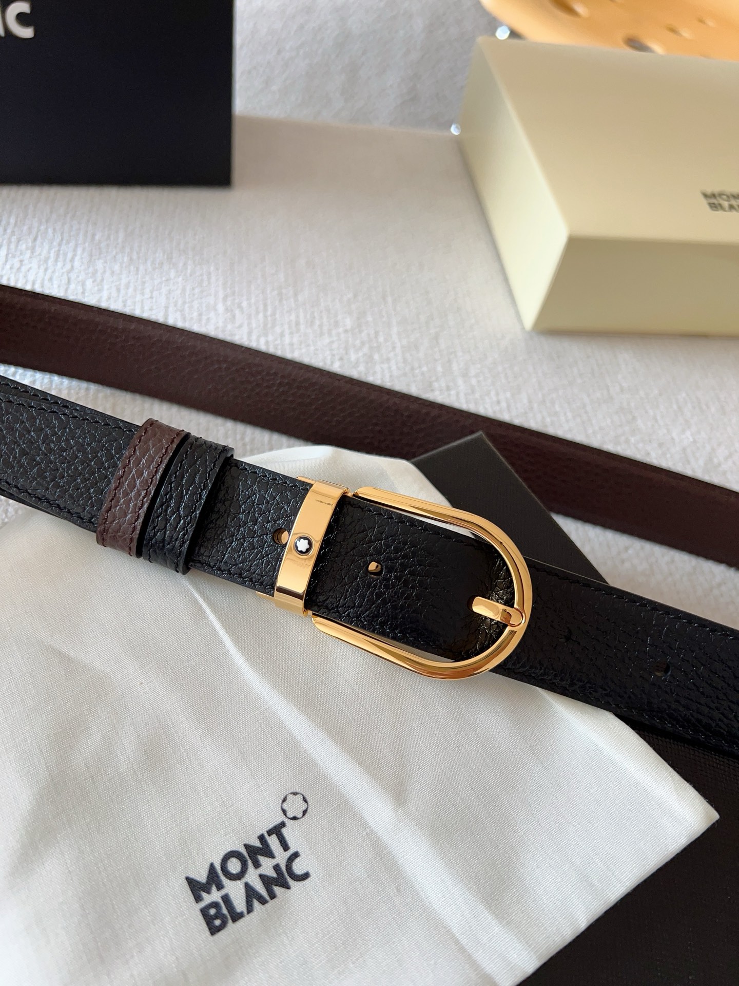 Montblanc Leather Belt 30mm