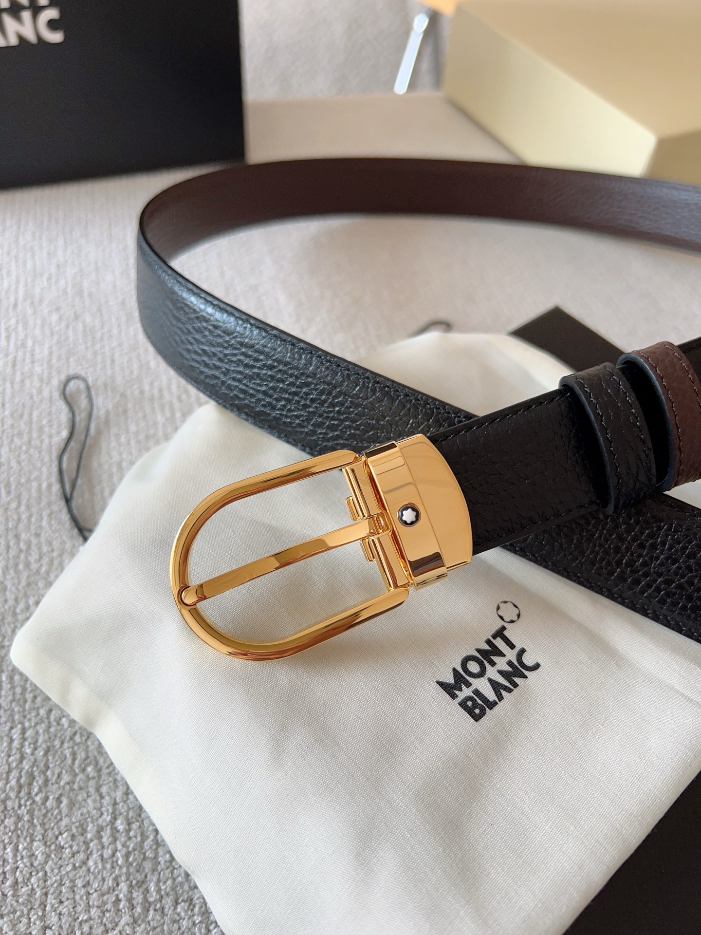 Montblanc Leather Belt 30mm