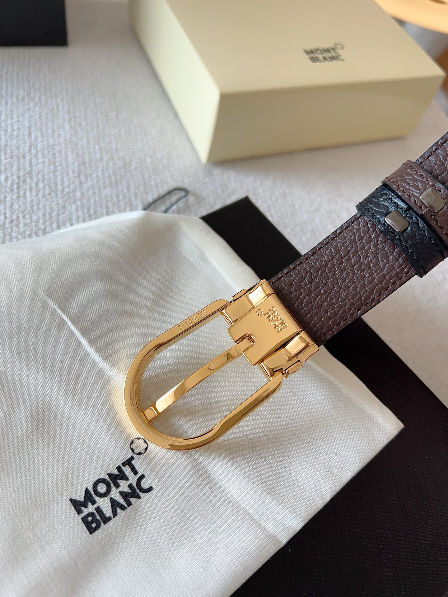Montblanc Leather Belt 30mm