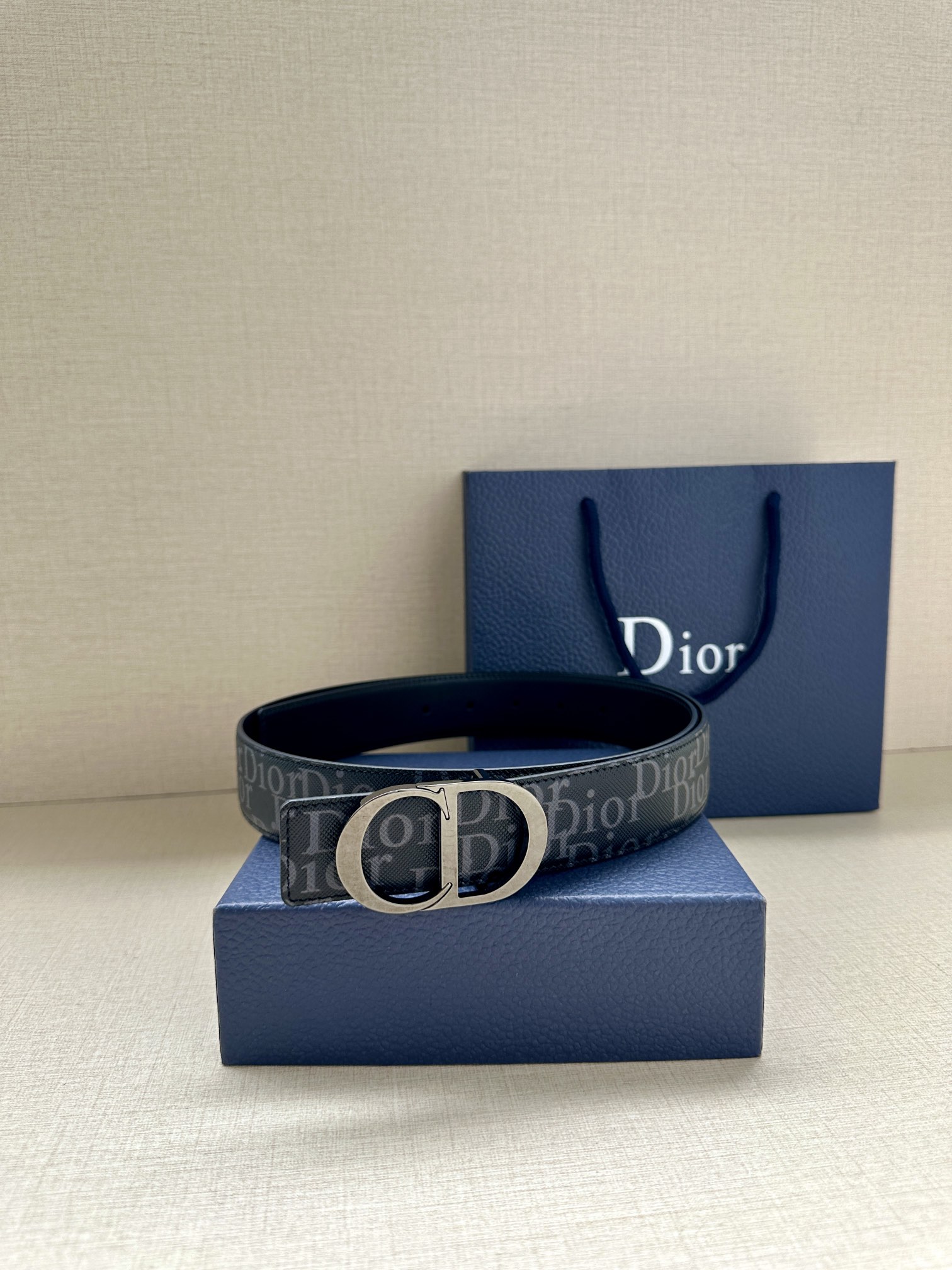 Dior Basic Belt Cow Leather Black L
