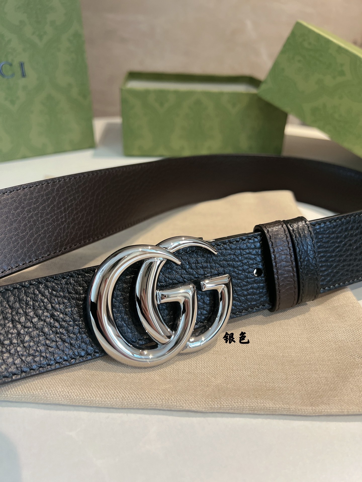 Gucci Male Basic Belt Cow Leather 40mm