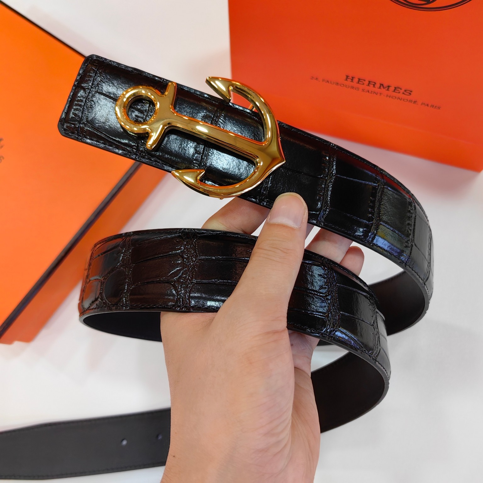 Hermès Male Basic Belt Cow Leather 38mm