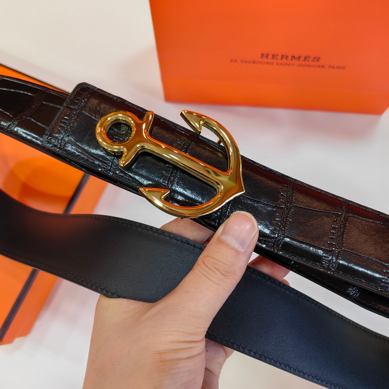 Hermès Male Basic Belt Cow Leather 38mm