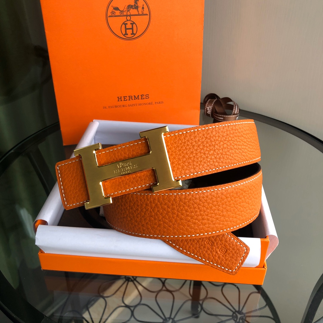 Hermès Male Basic Belt 38mm-s-m