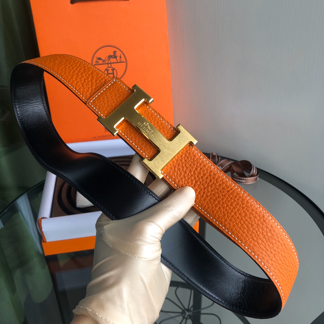 Hermès Male Basic Belt 38mm-s-m