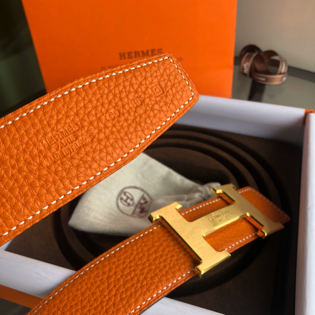 Hermès Male Basic Belt 38mm-s-m
