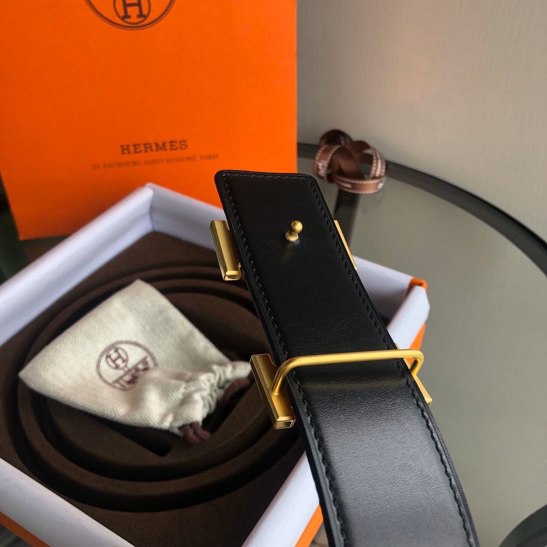 Hermès Male Basic Belt 38mm-s-m
