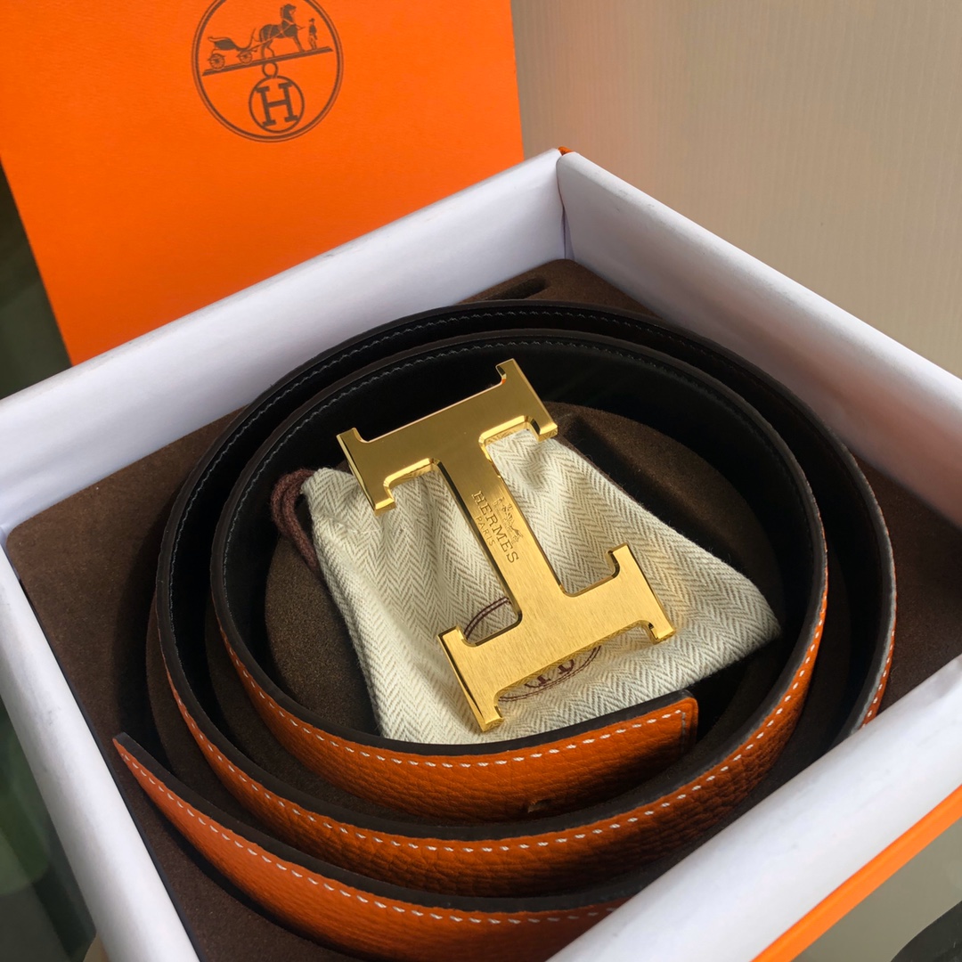 Hermès Male Basic Belt 38mm-s-m