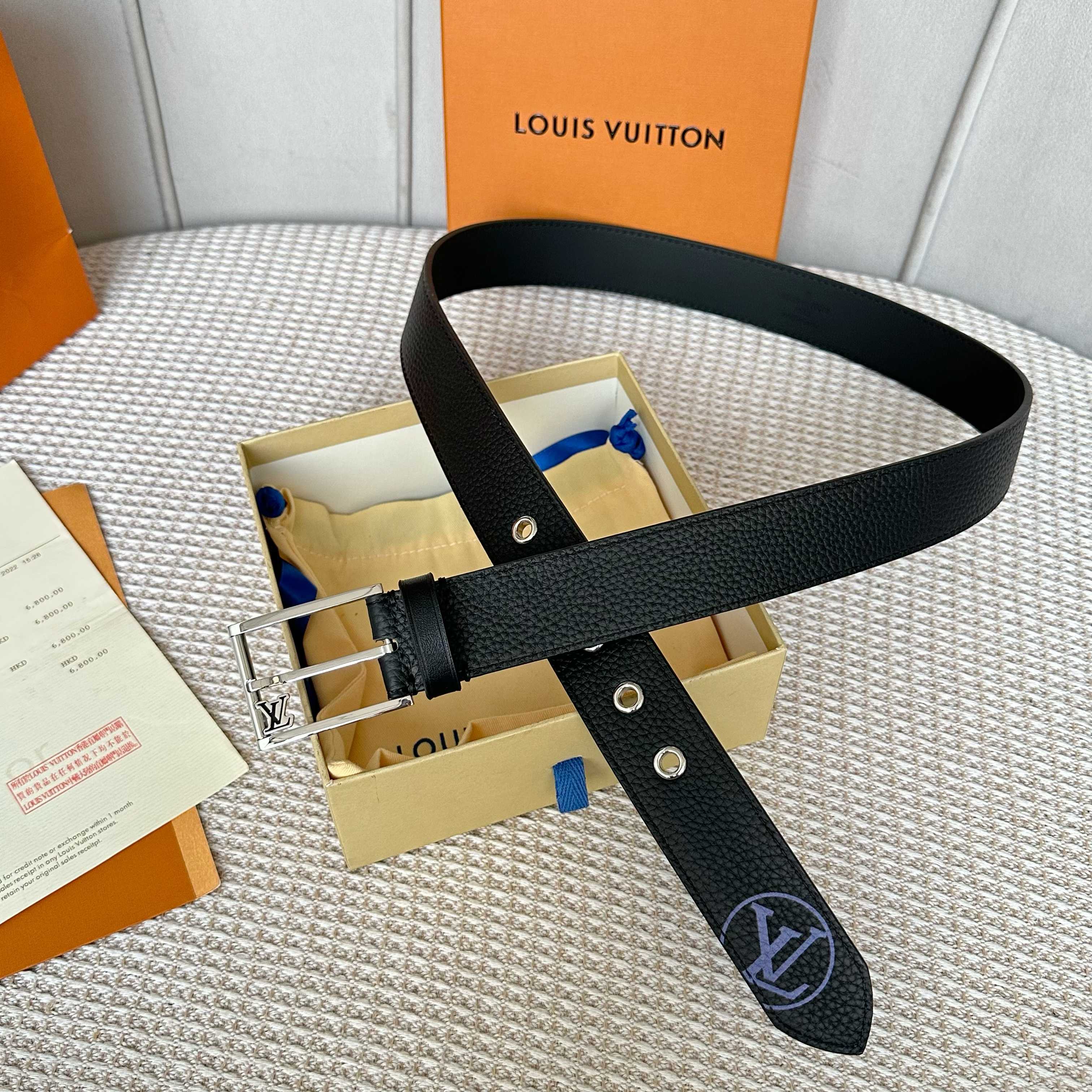 Louis Vuitton Male Basic Belt Cow Leather S-l