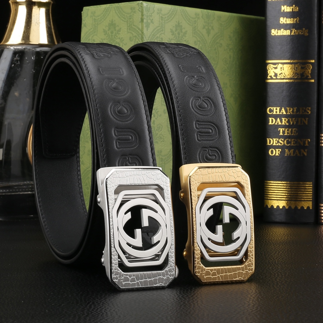 Gucci Basic Belt Cow Leather M