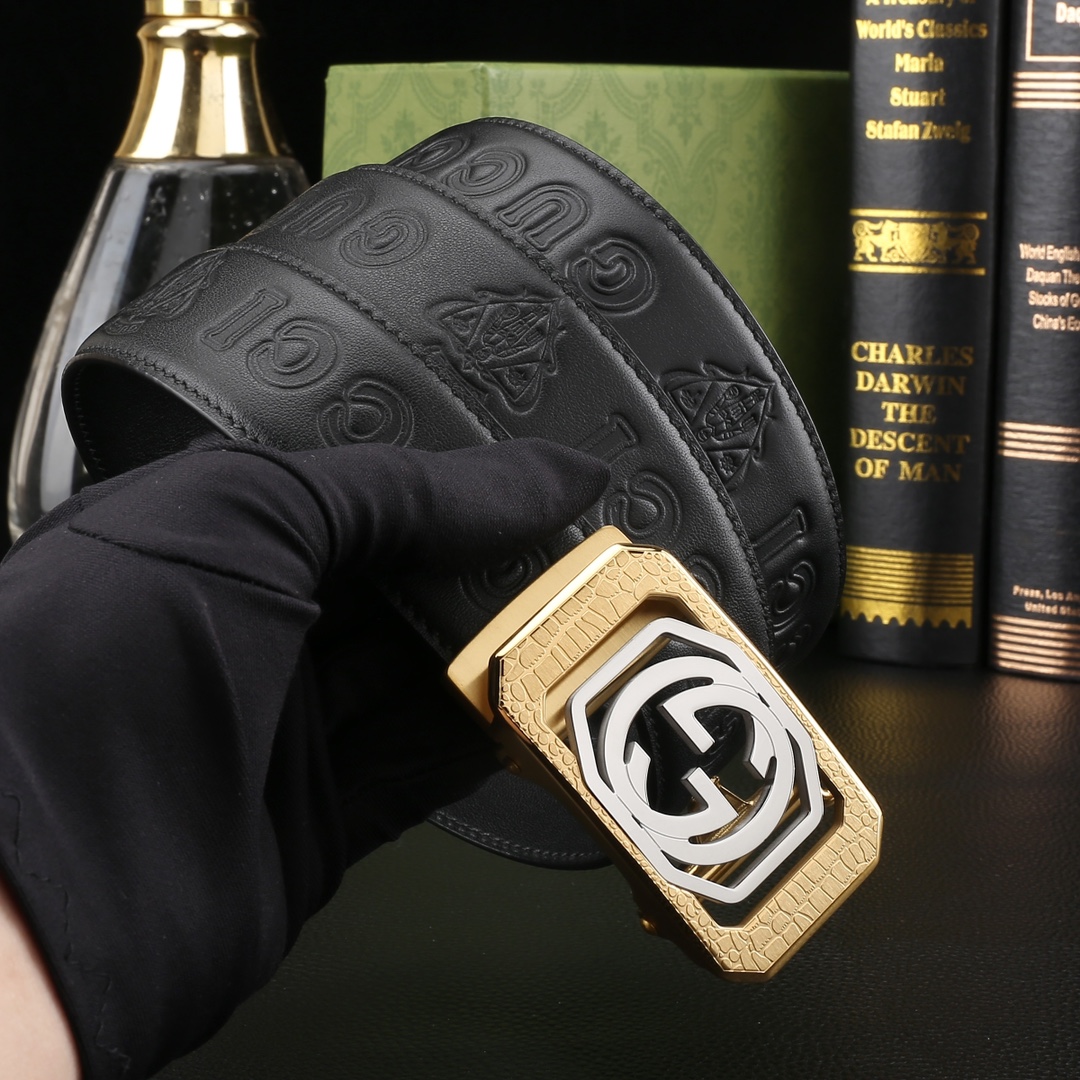 Gucci Basic Belt Cow Leather M