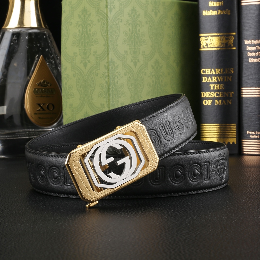 Gucci Basic Belt Cow Leather M