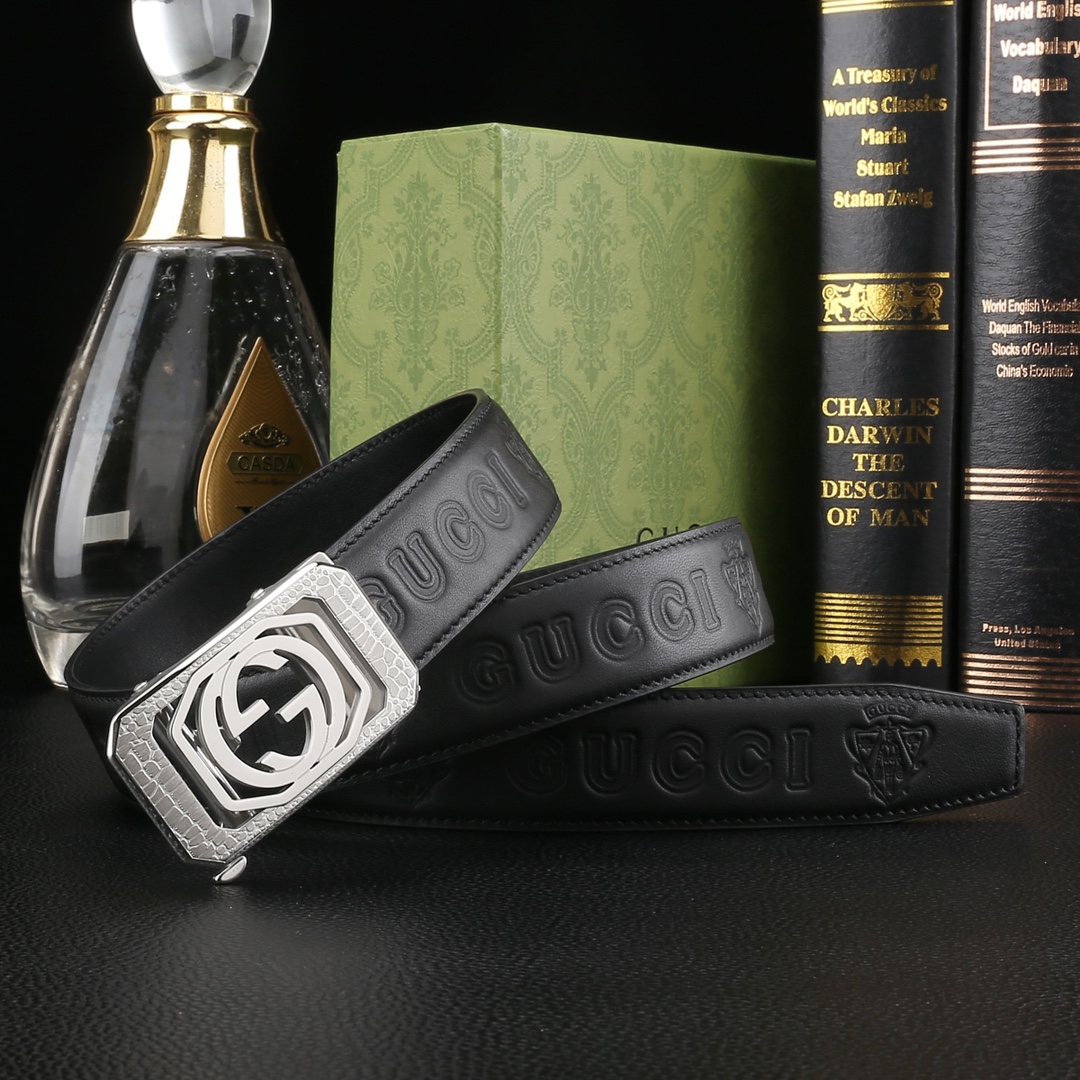 Gucci Basic Belt Cow Leather M