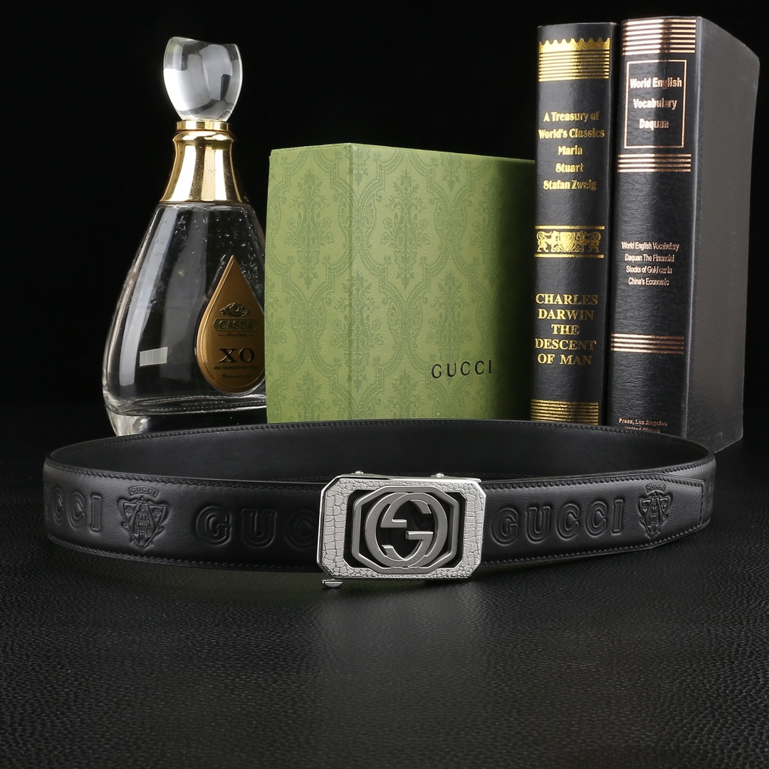 Gucci Basic Belt Cow Leather M