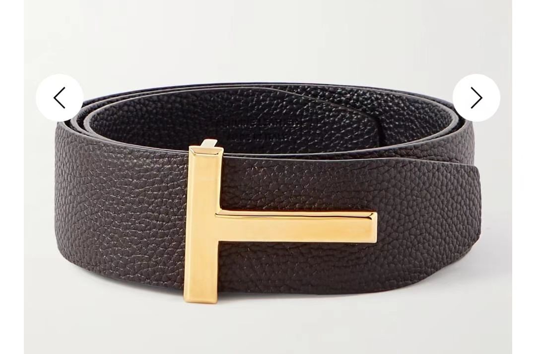 Tom Ford Leather Belt Top Grain Leather