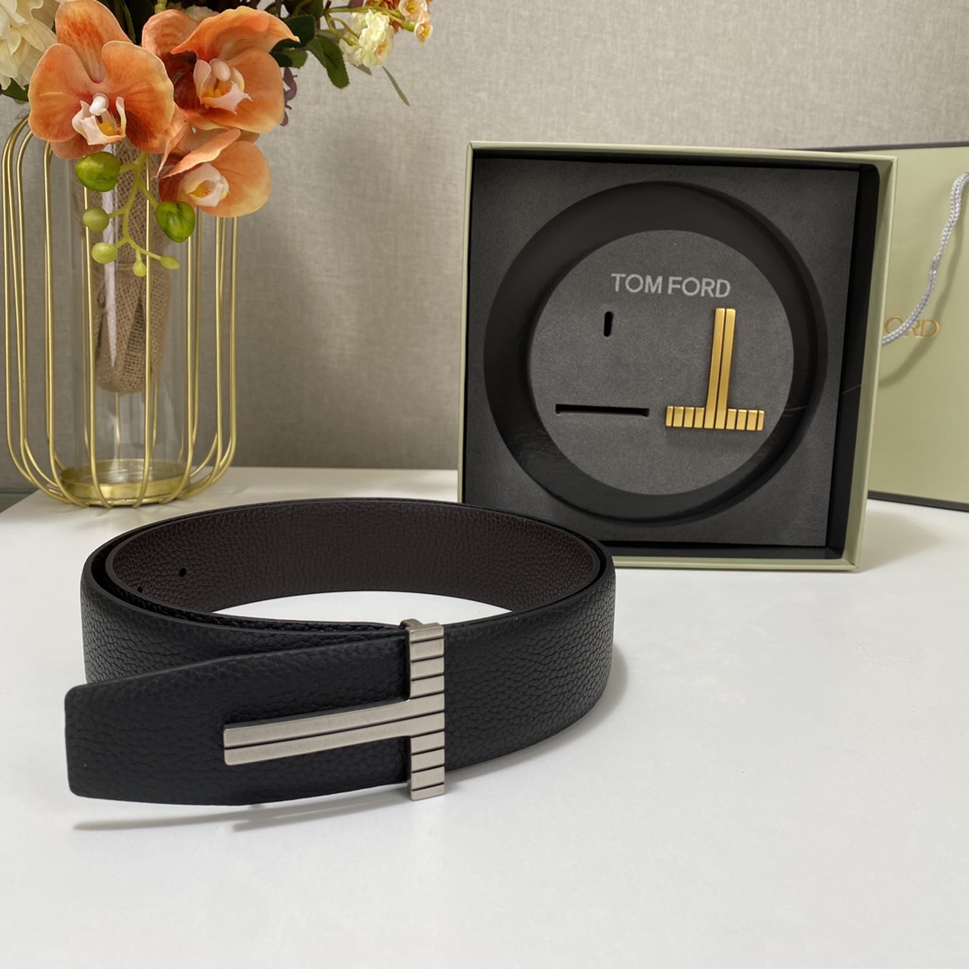 Tom Ford Leather Belt Top Grain Leather