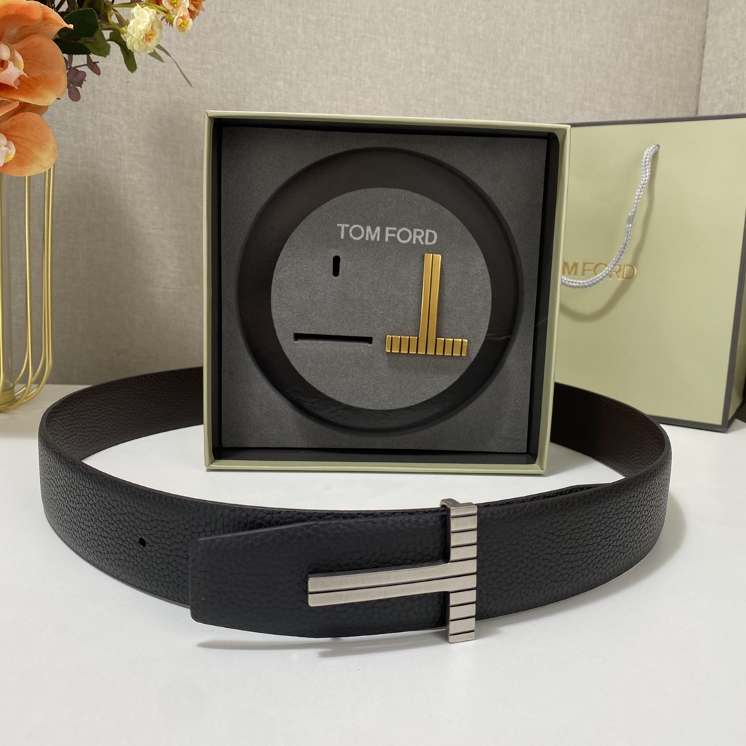 Tom Ford Leather Belt Top Grain Leather