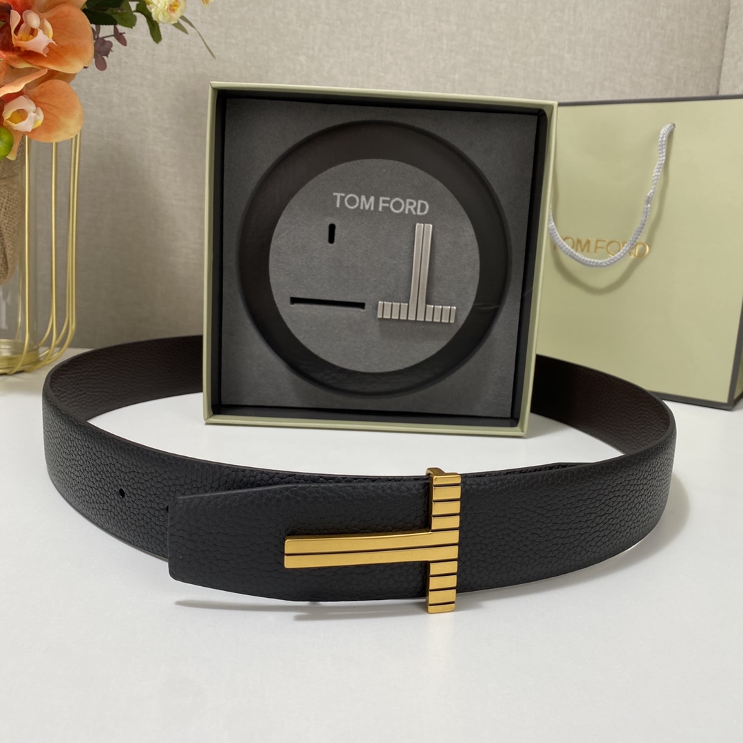 Tom Ford Leather Belt Top Grain Leather