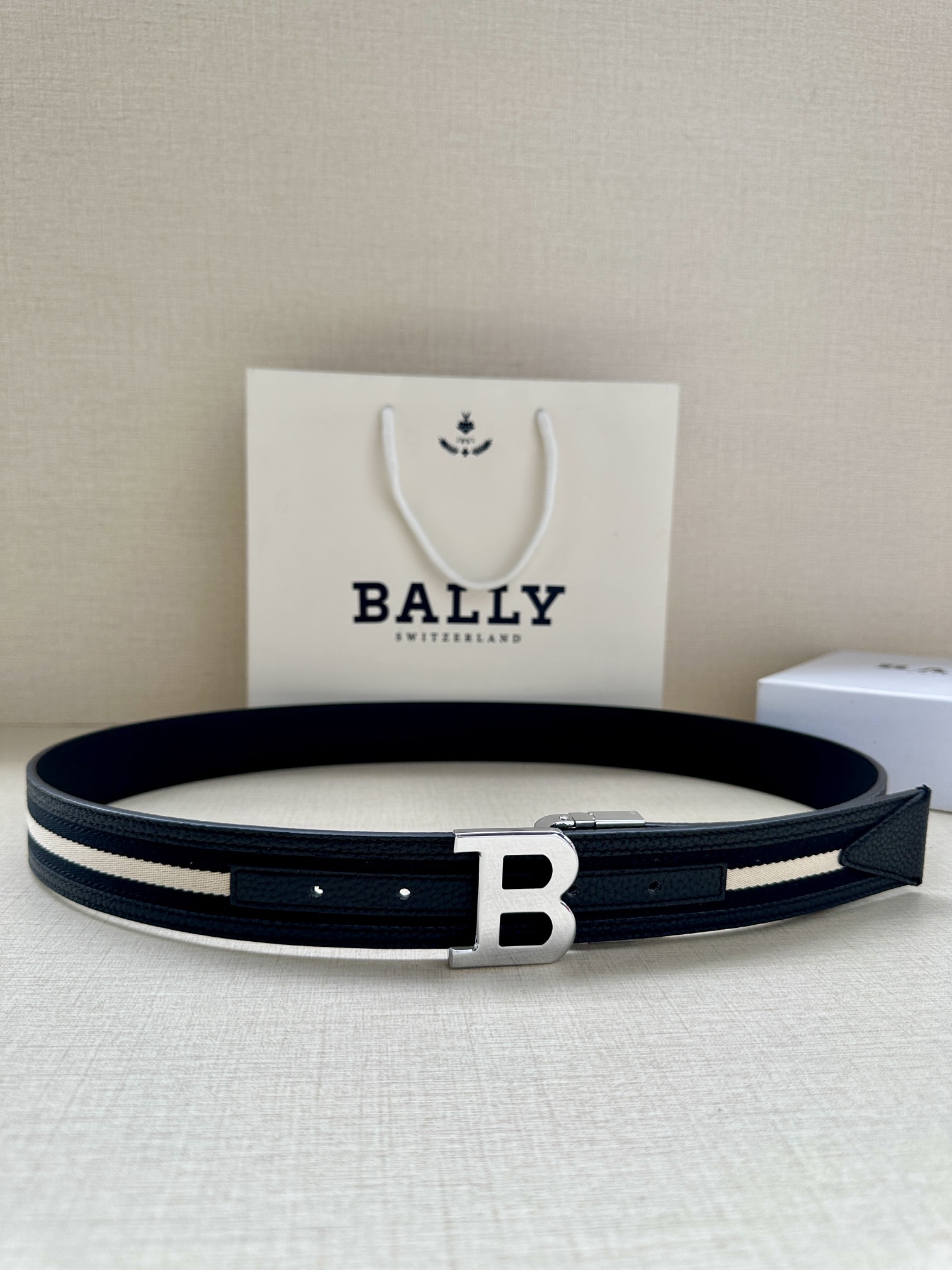 Bally Male Basic Belt Cow Leather M-l