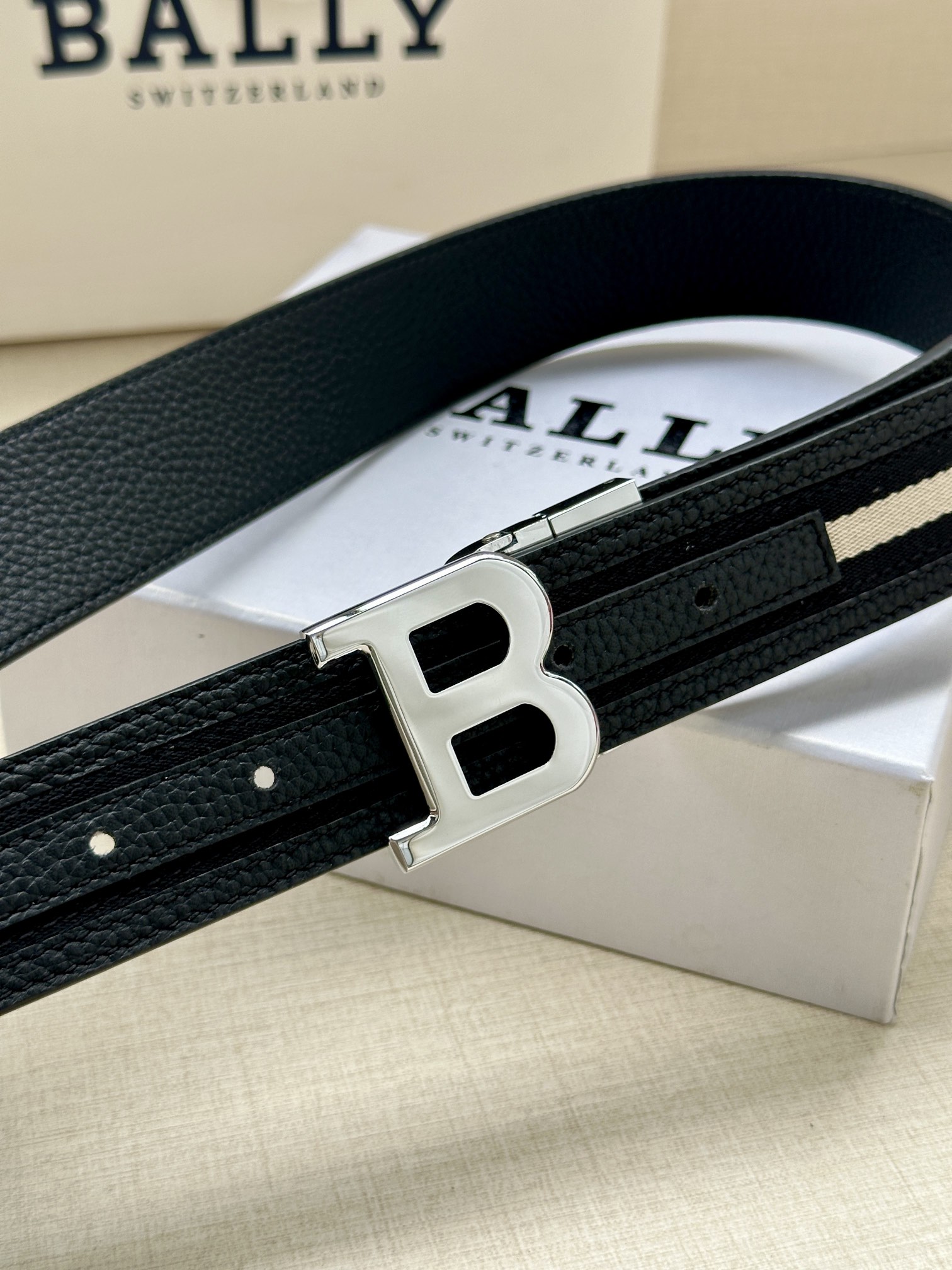Bally Male Basic Belt Cow Leather M-l