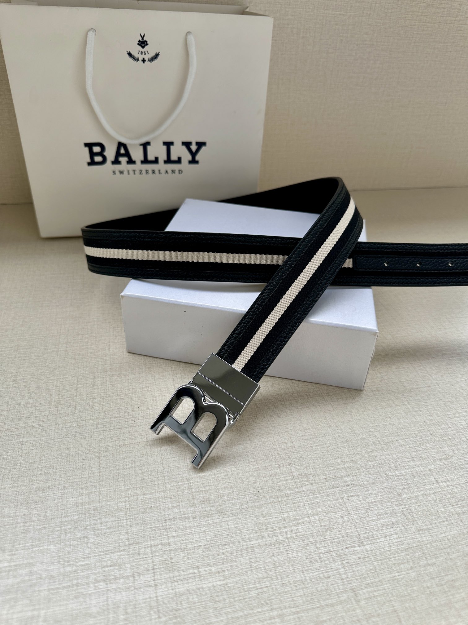 Bally Male Basic Belt Cow Leather M-l