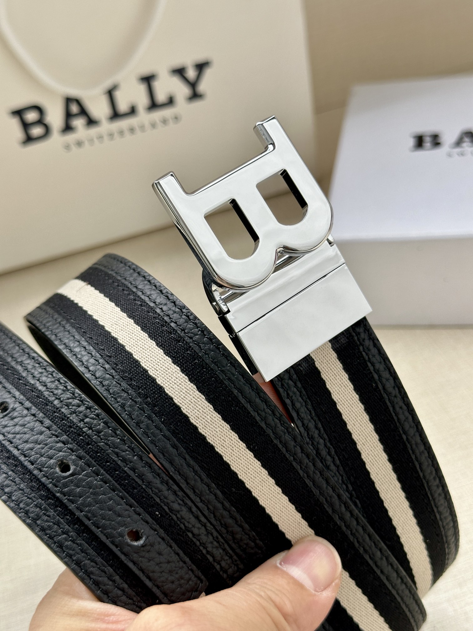 Bally Male Basic Belt Cow Leather M-l