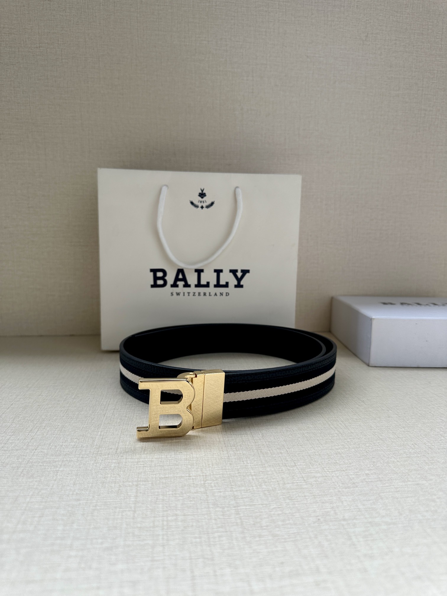 Bally Male Basic Belt Cow Leather M-l