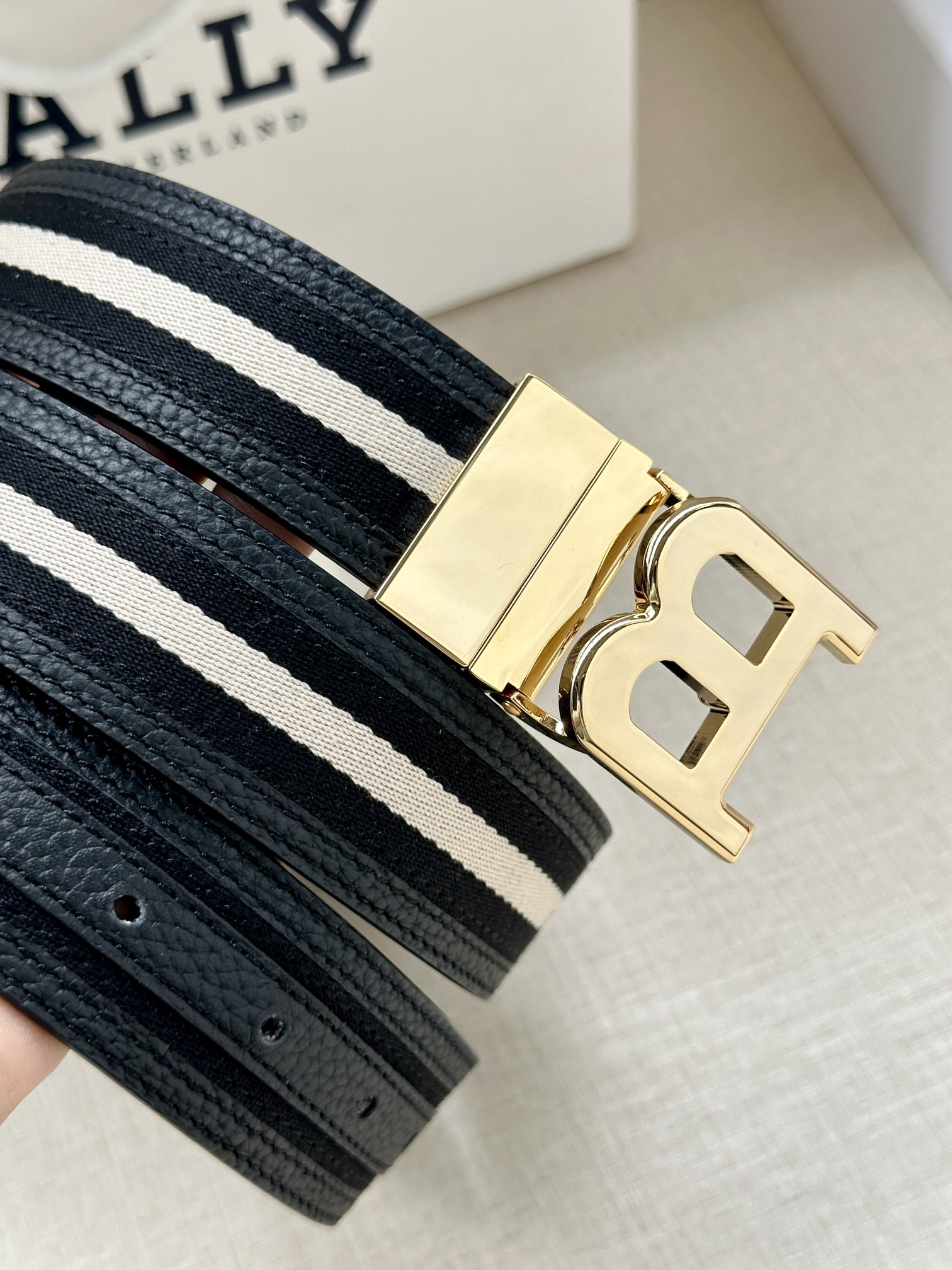 Bally Male Basic Belt Cow Leather M-l