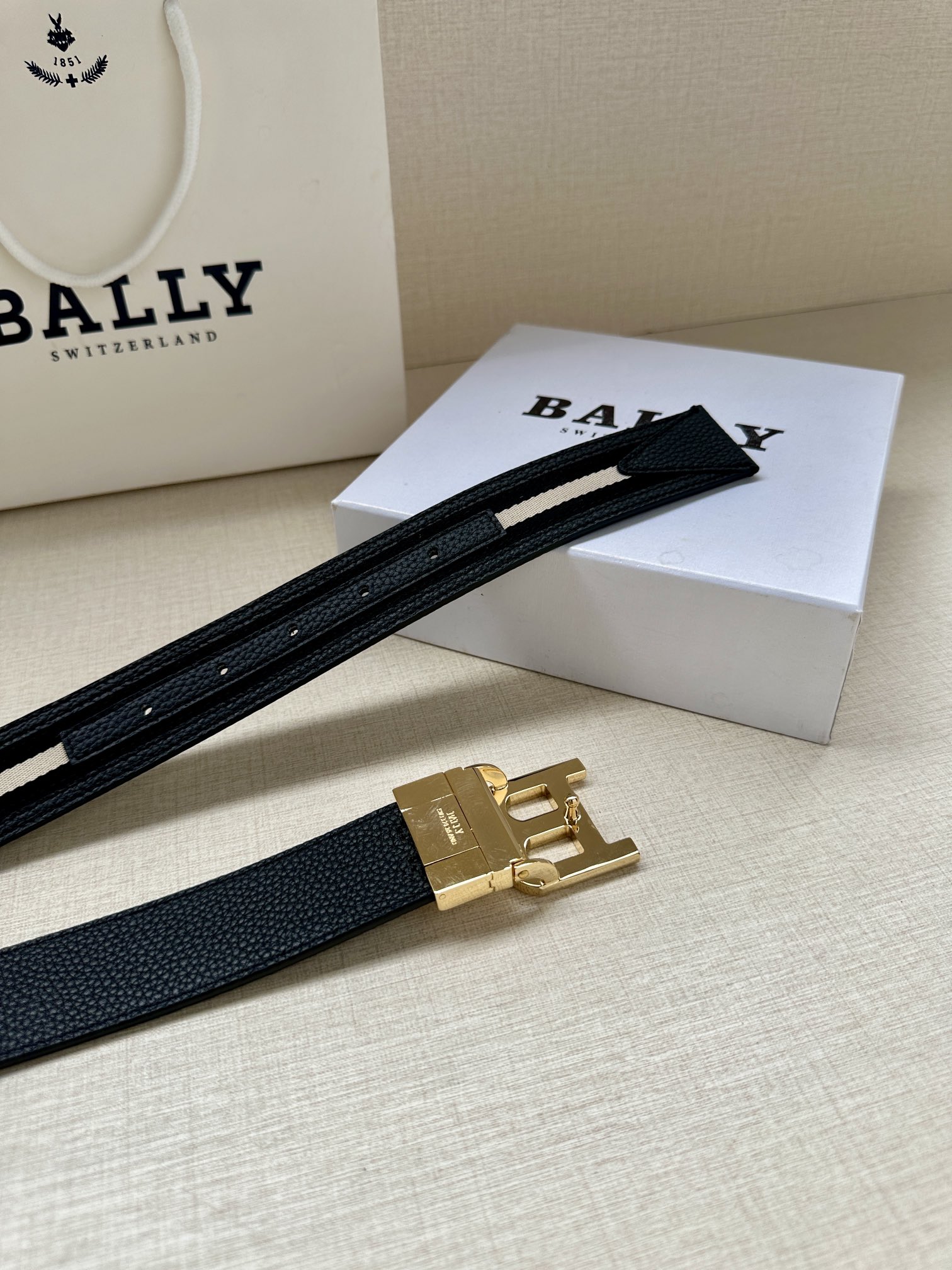 Bally Male Basic Belt Cow Leather M-l