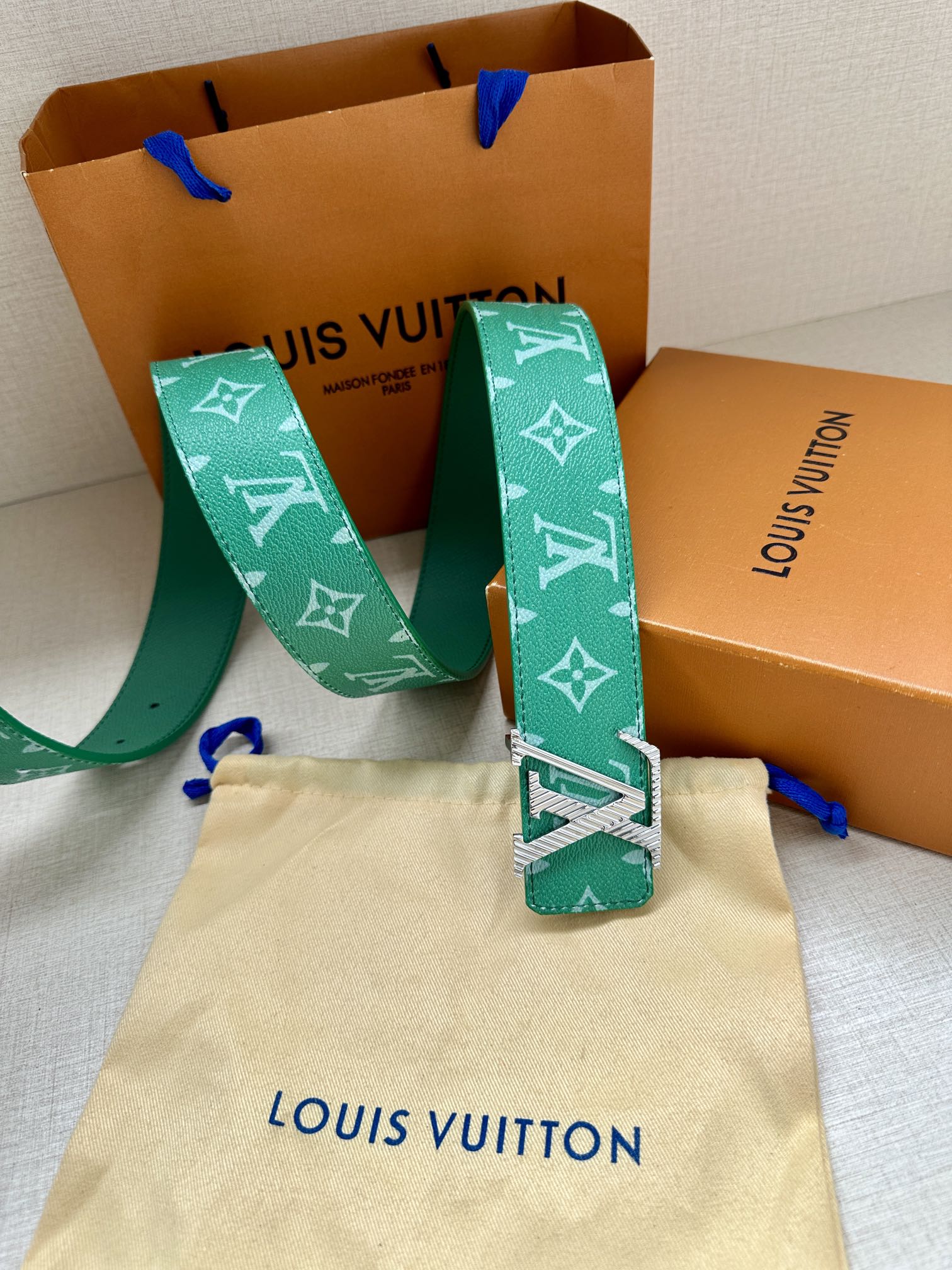 Louis Vuitton Male Basic Belt Canvas S-m-l