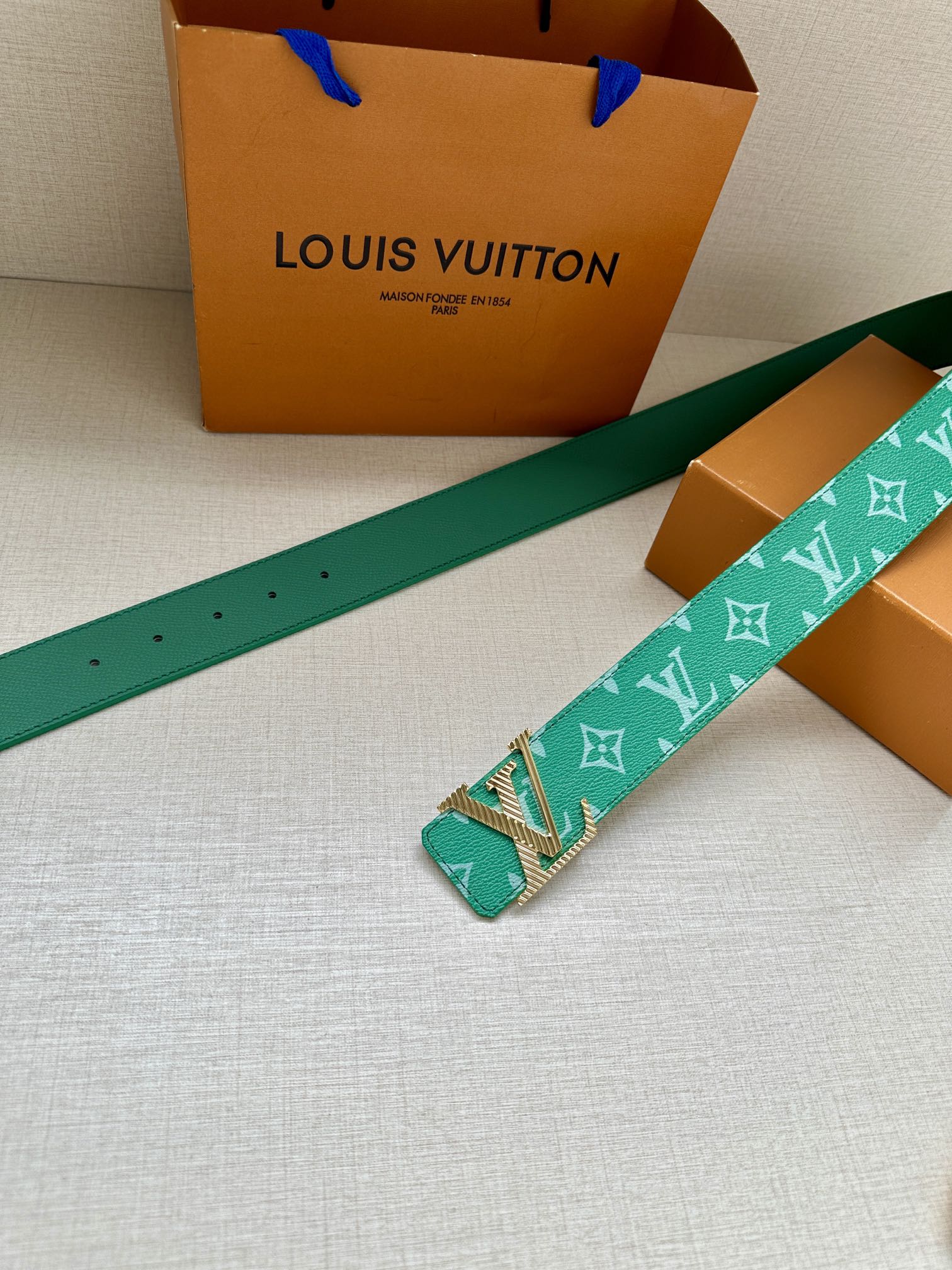 Louis Vuitton Male Basic Belt Canvas S-m-l