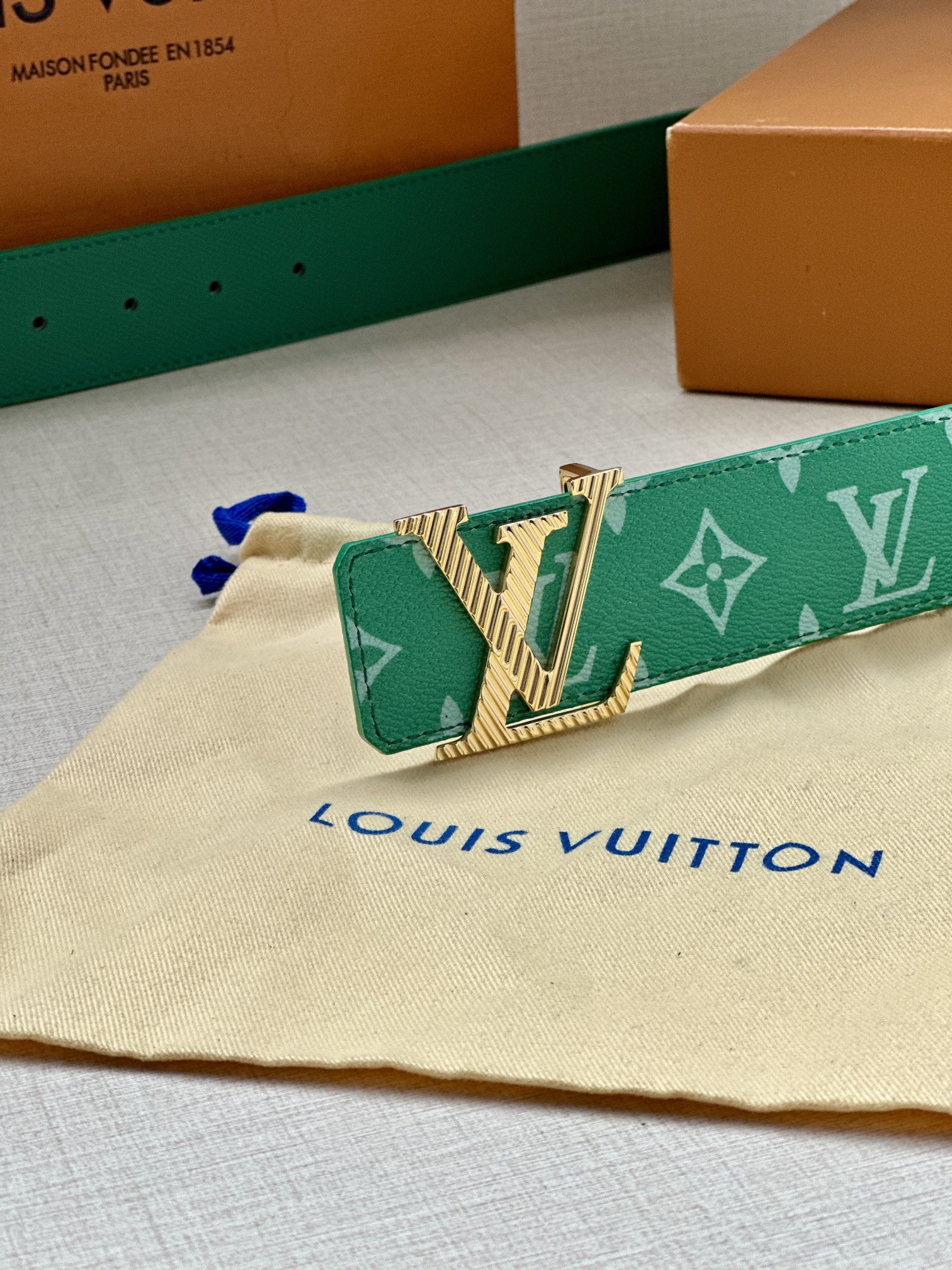 Louis Vuitton Male Basic Belt Canvas S-m-l