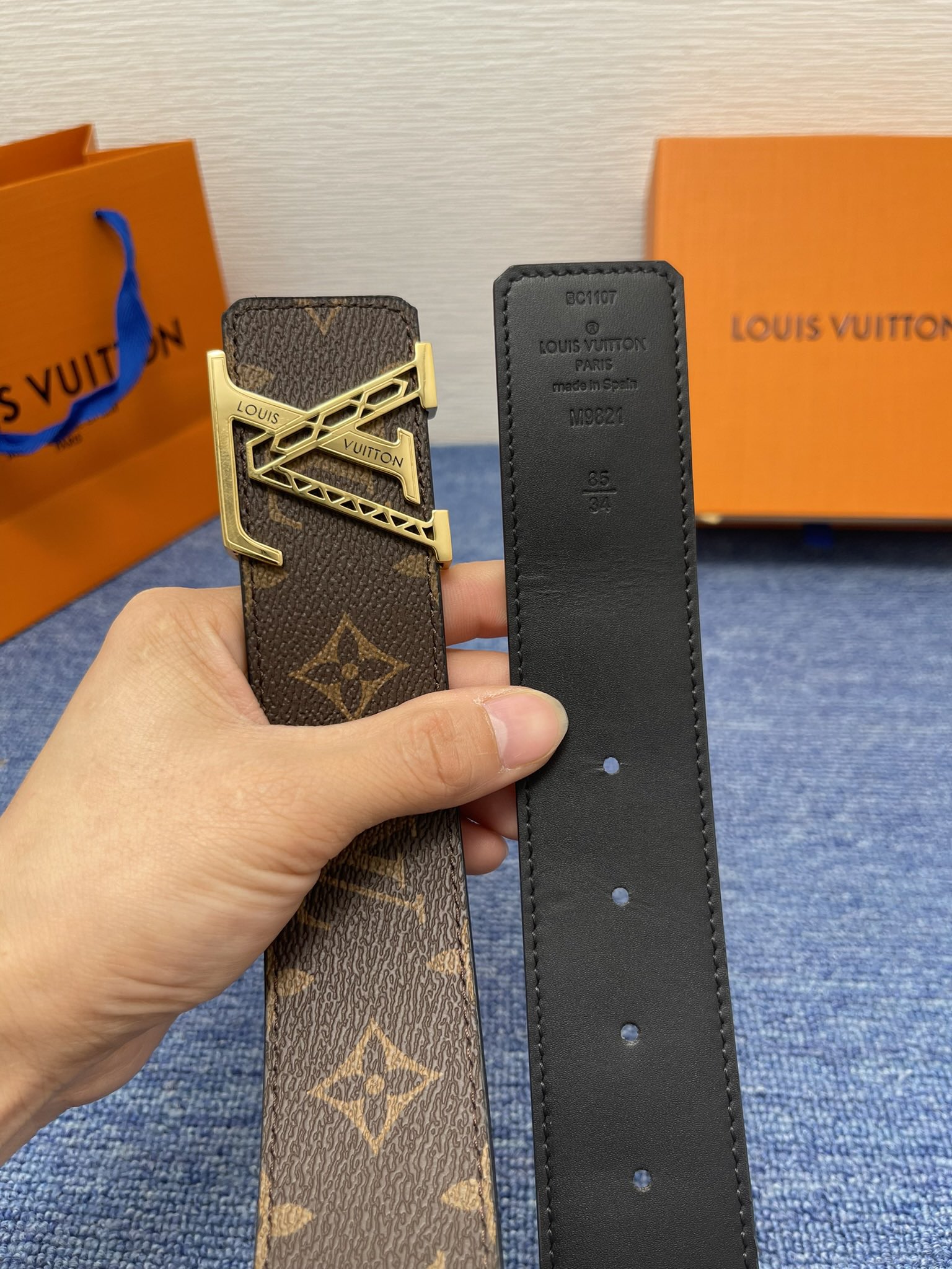 Louis Vuitton Male Basic Belt S-m-l
