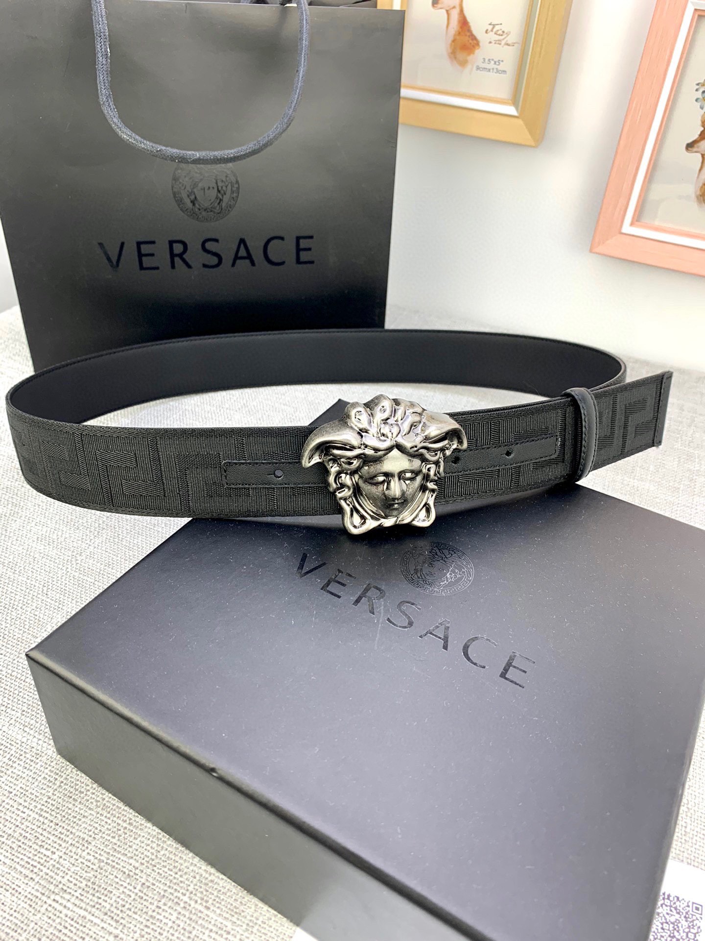 Versace Male Basic Belt Canvas S-m