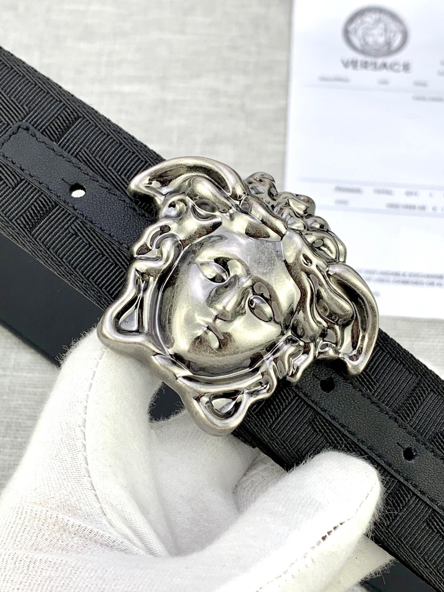 Versace Male Basic Belt Canvas S-m