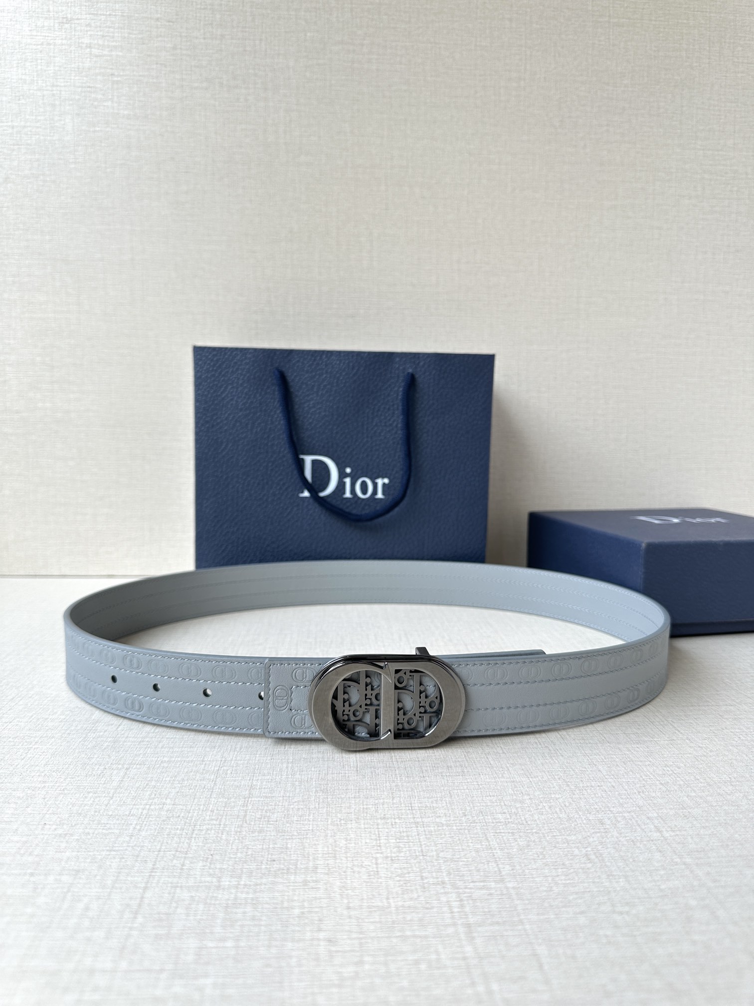 Dior Basic Belt Cow Leather Black M