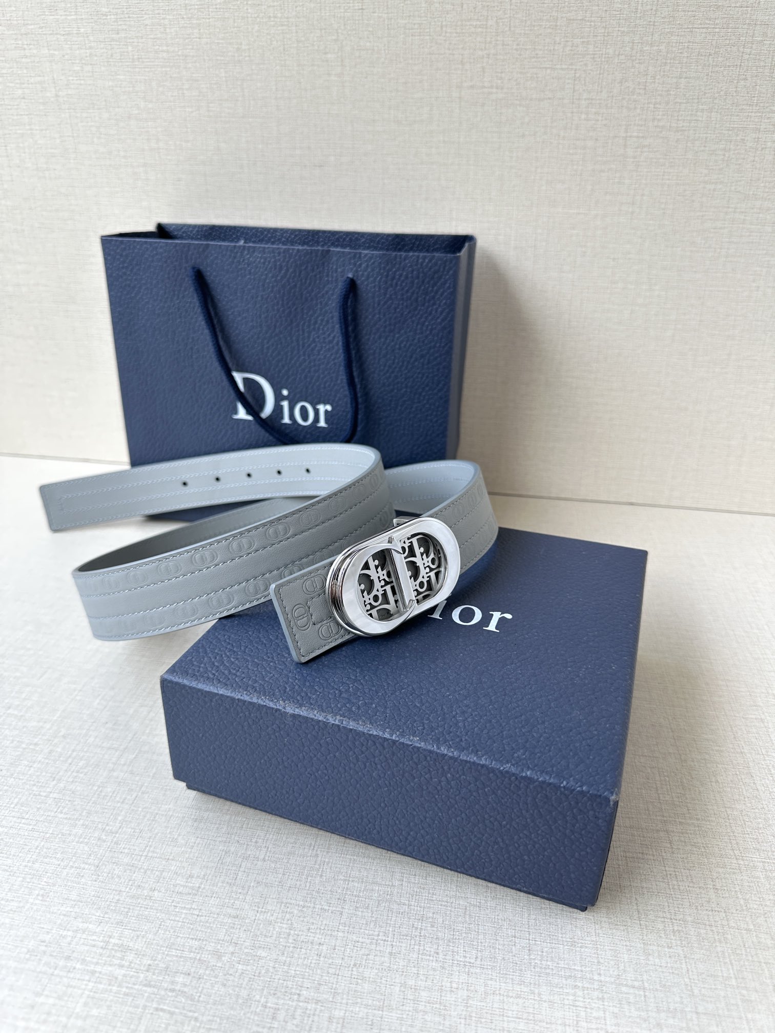 Dior Basic Belt Cow Leather Black M