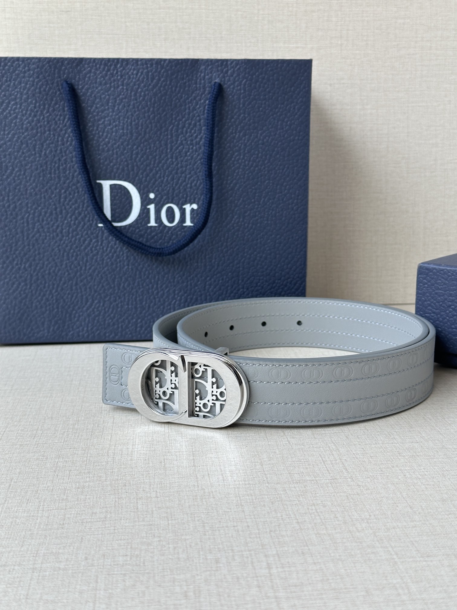 Dior Basic Belt Cow Leather Black M