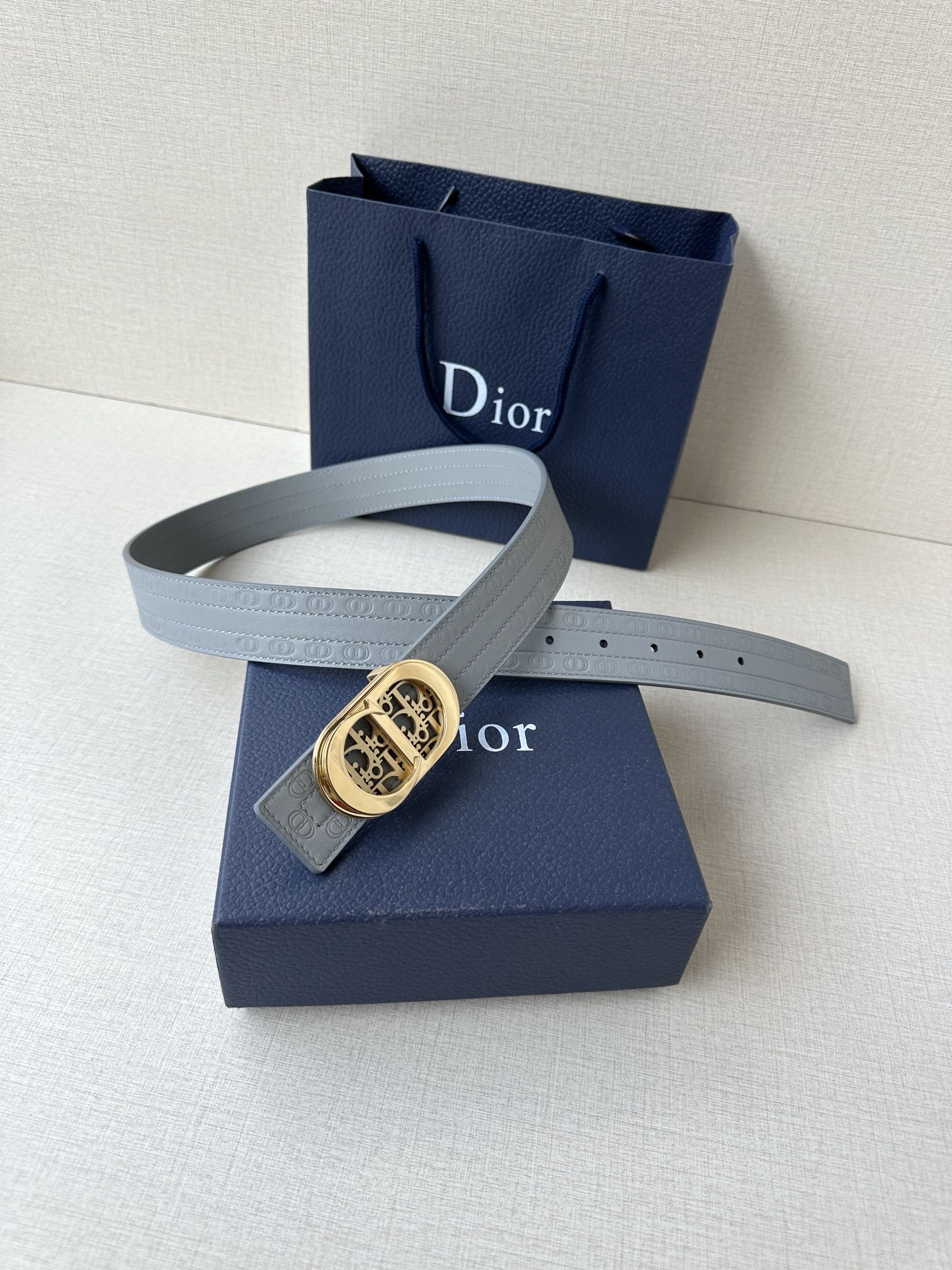Dior Basic Belt Cow Leather Black M