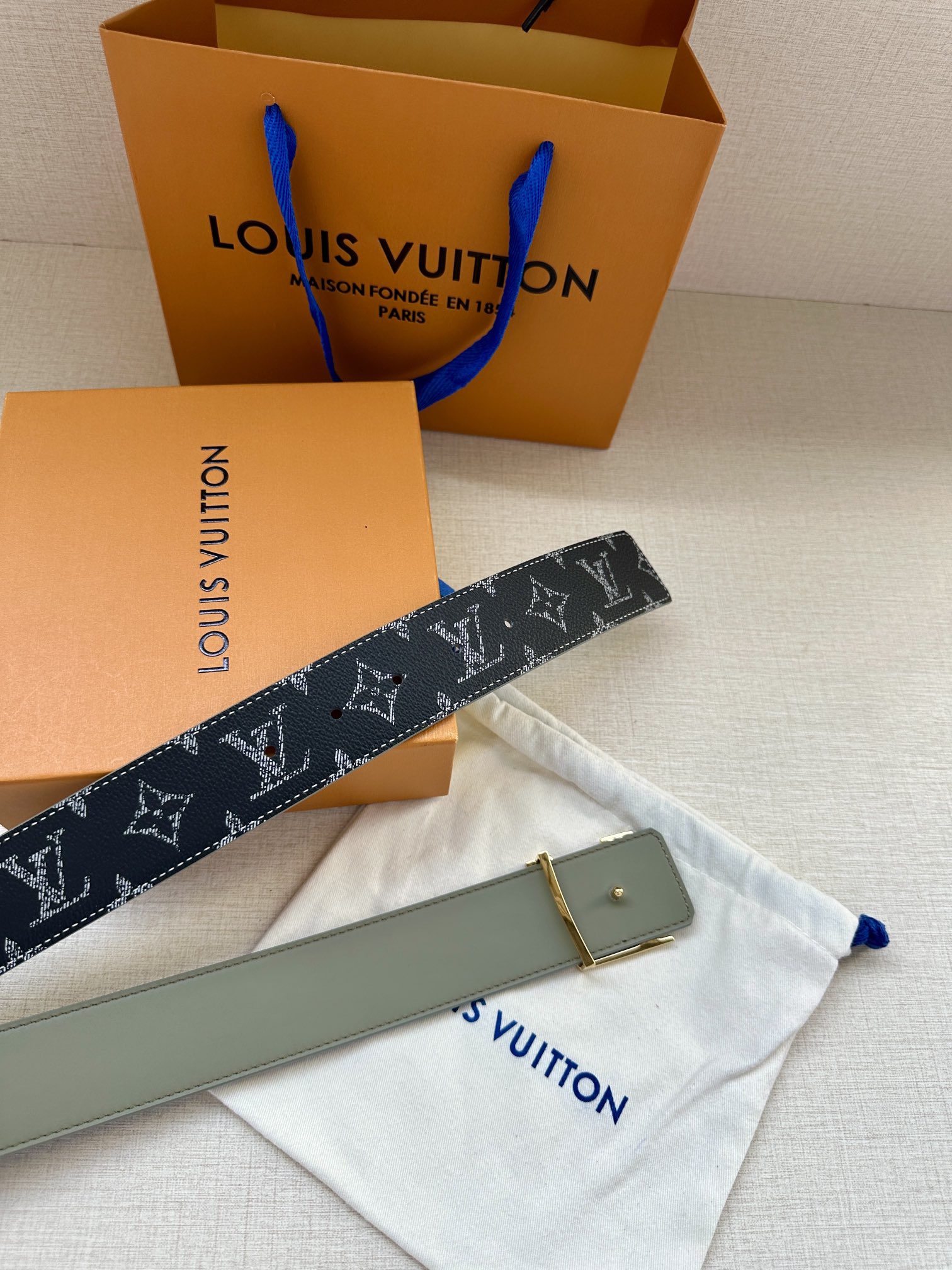 Louis Vuitton Basic Belt Canvas S-m-l