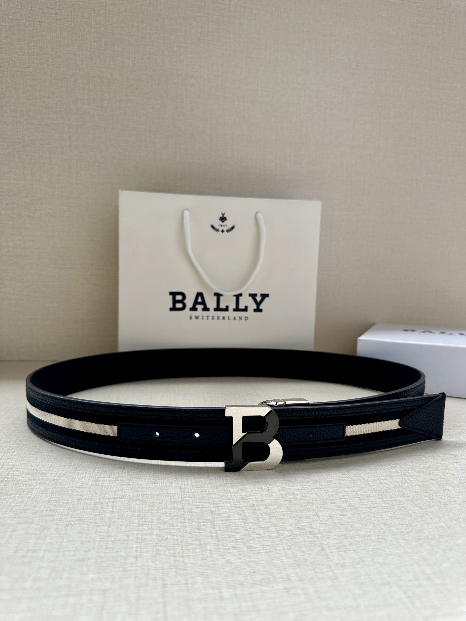 Bally Male Basic Belt Cow Leather M-l