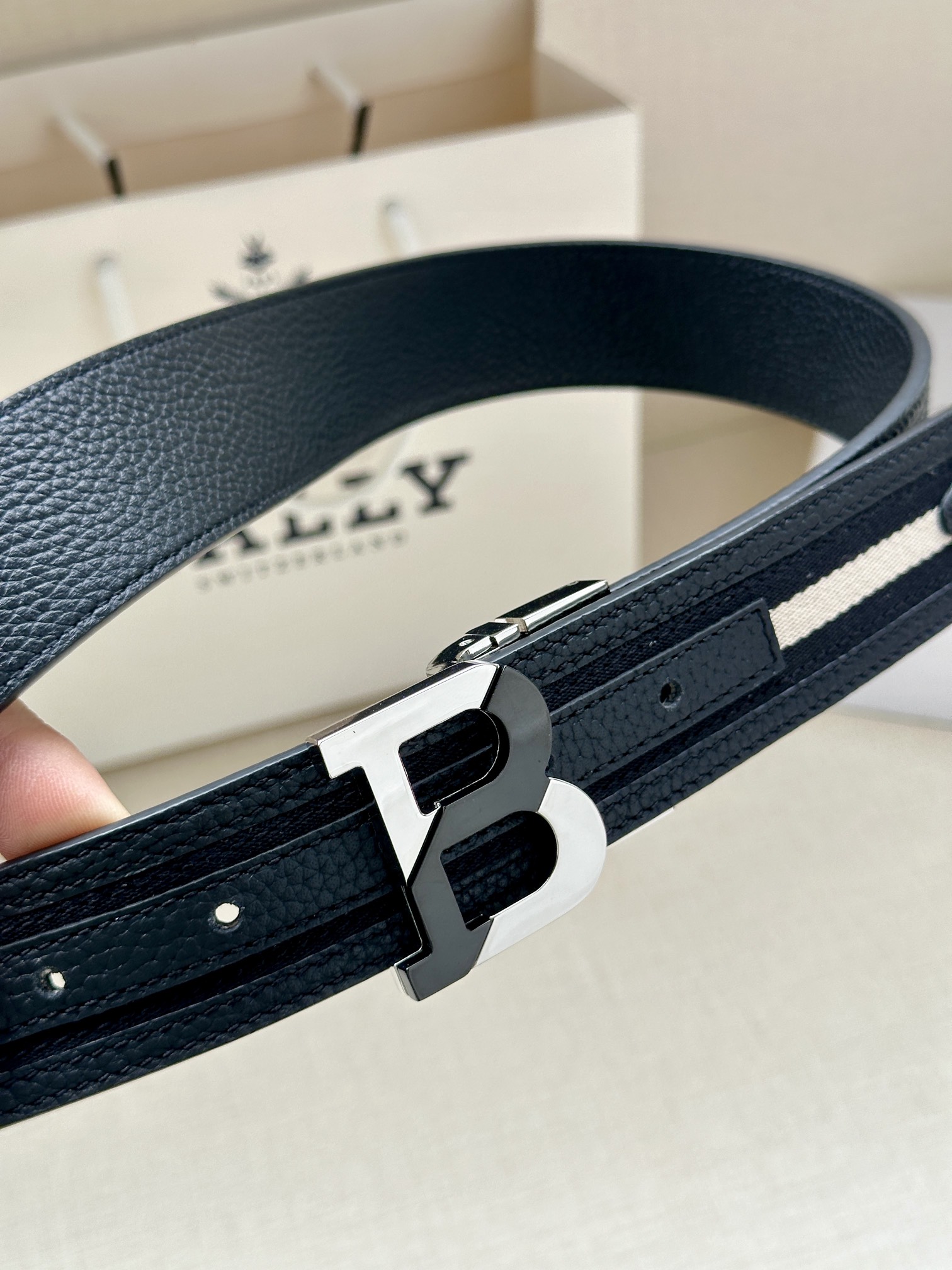 Bally Male Basic Belt Cow Leather M-l