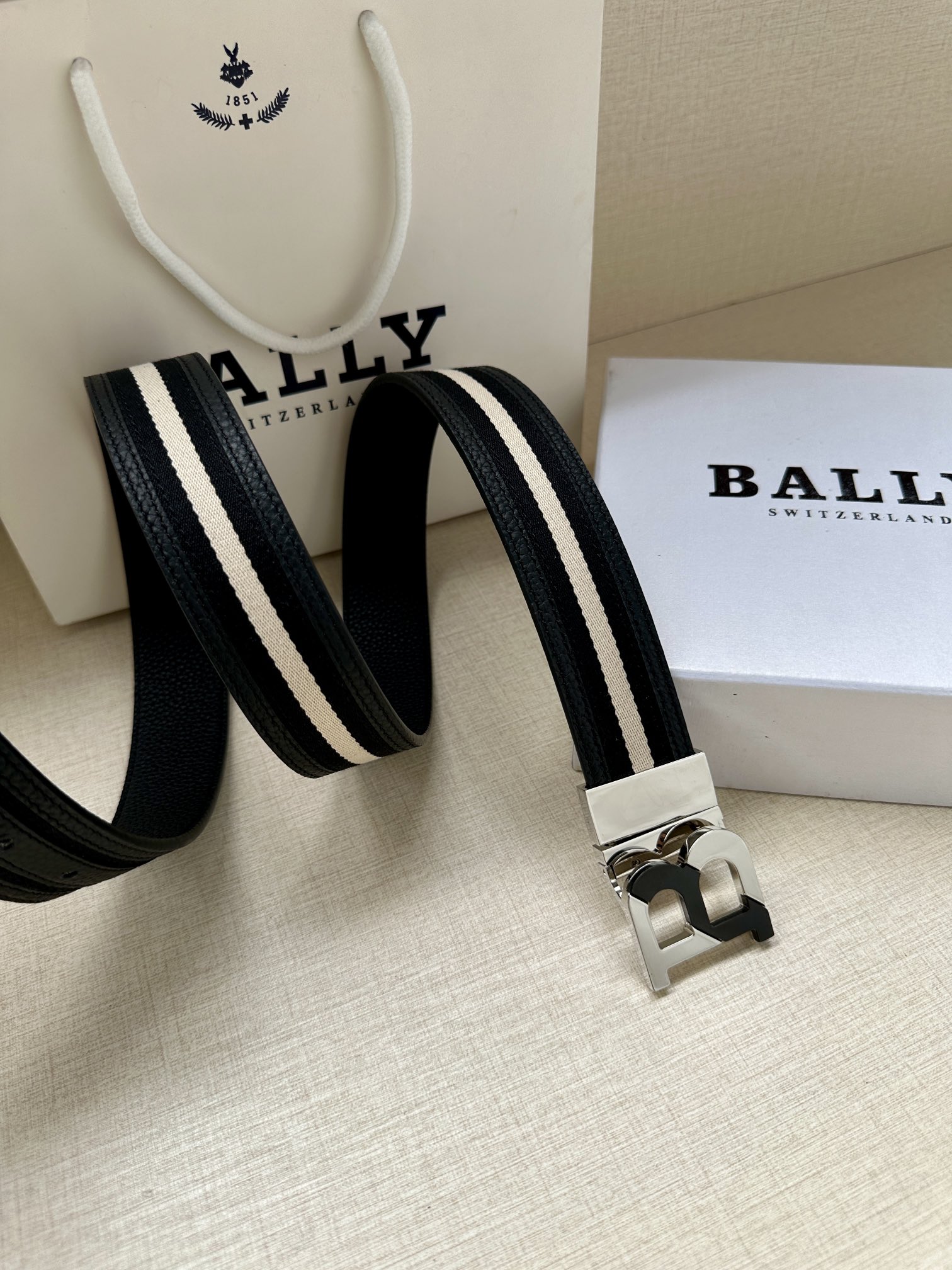 Bally Male Basic Belt Cow Leather M-l