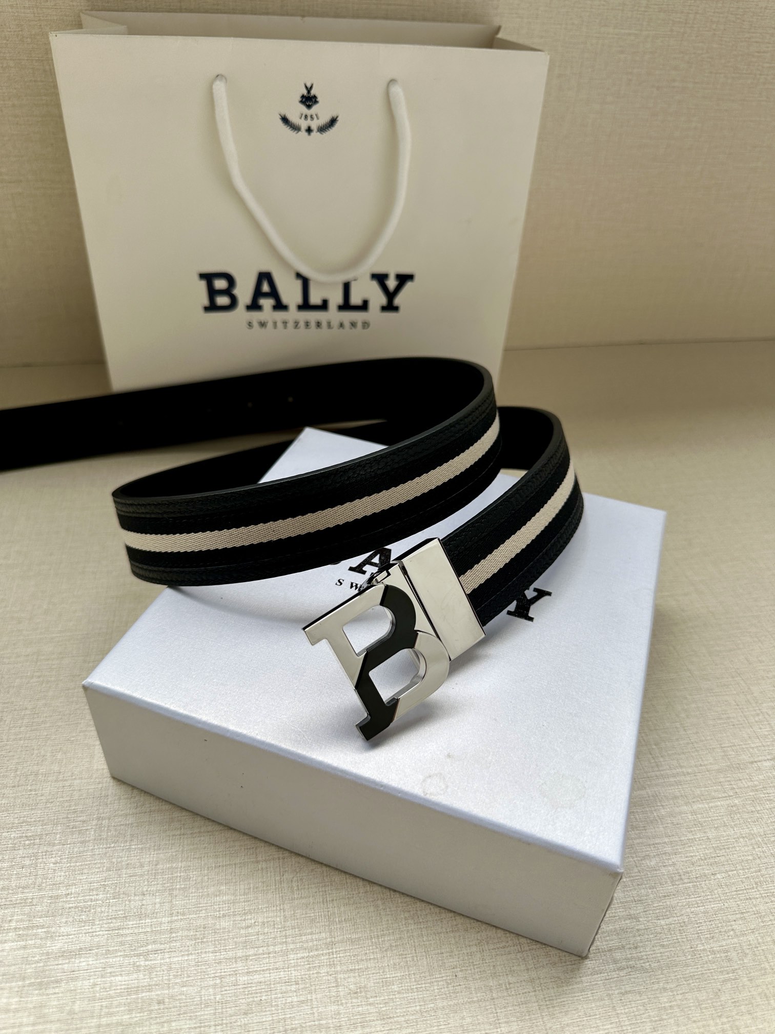 Bally Male Basic Belt Cow Leather M-l