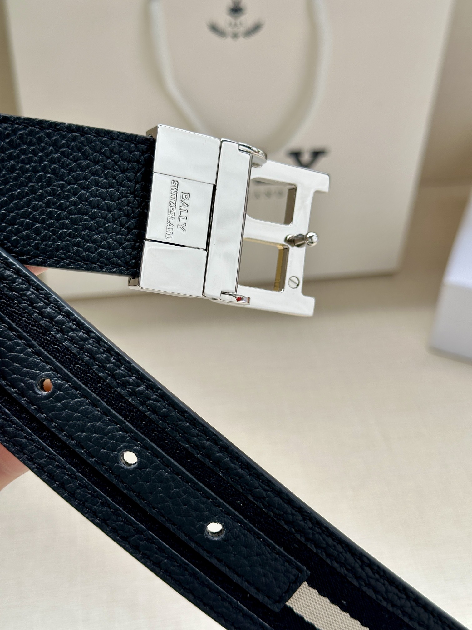 Bally Male Basic Belt Cow Leather M-l