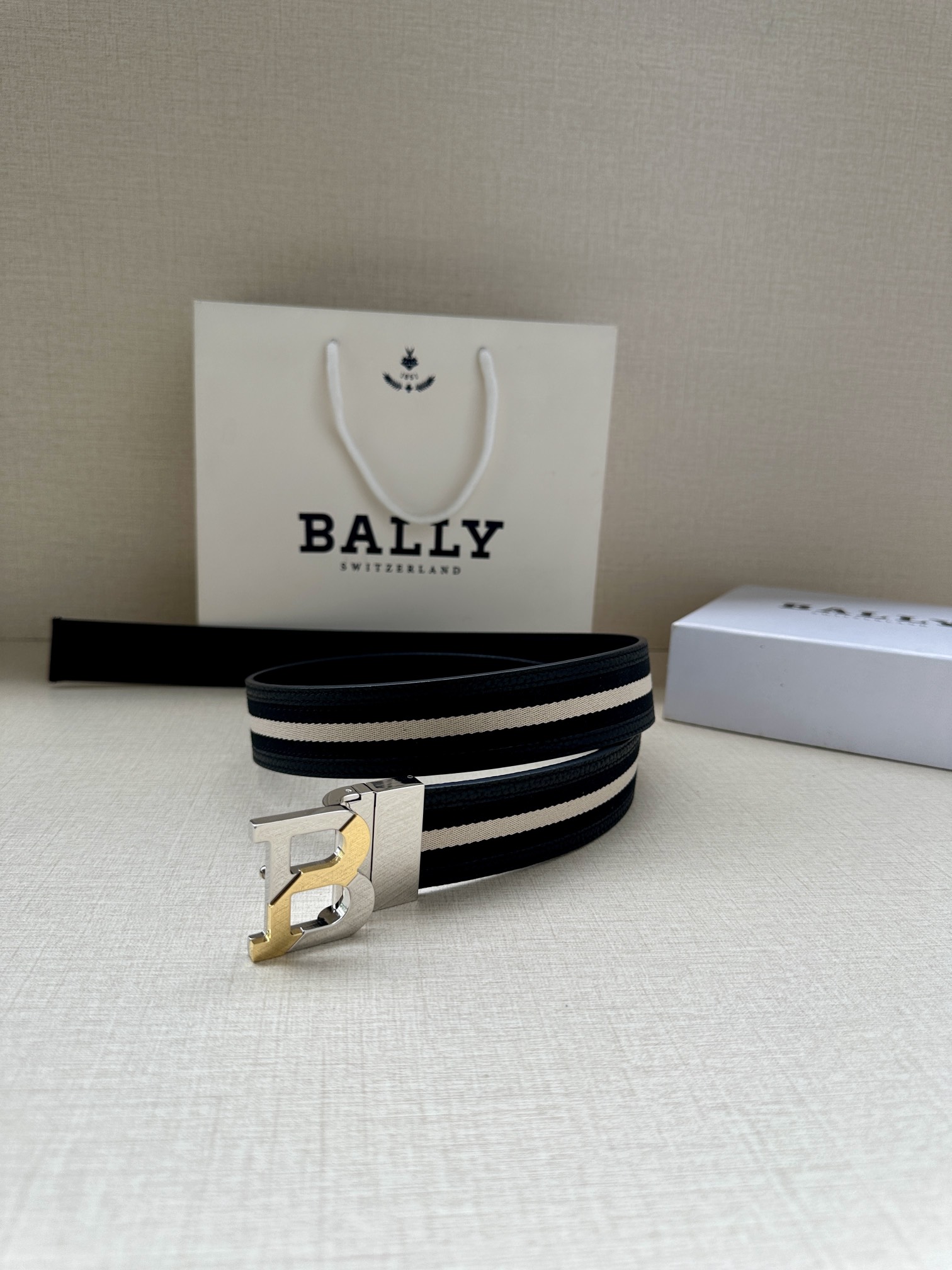 Bally Male Basic Belt Cow Leather M-l