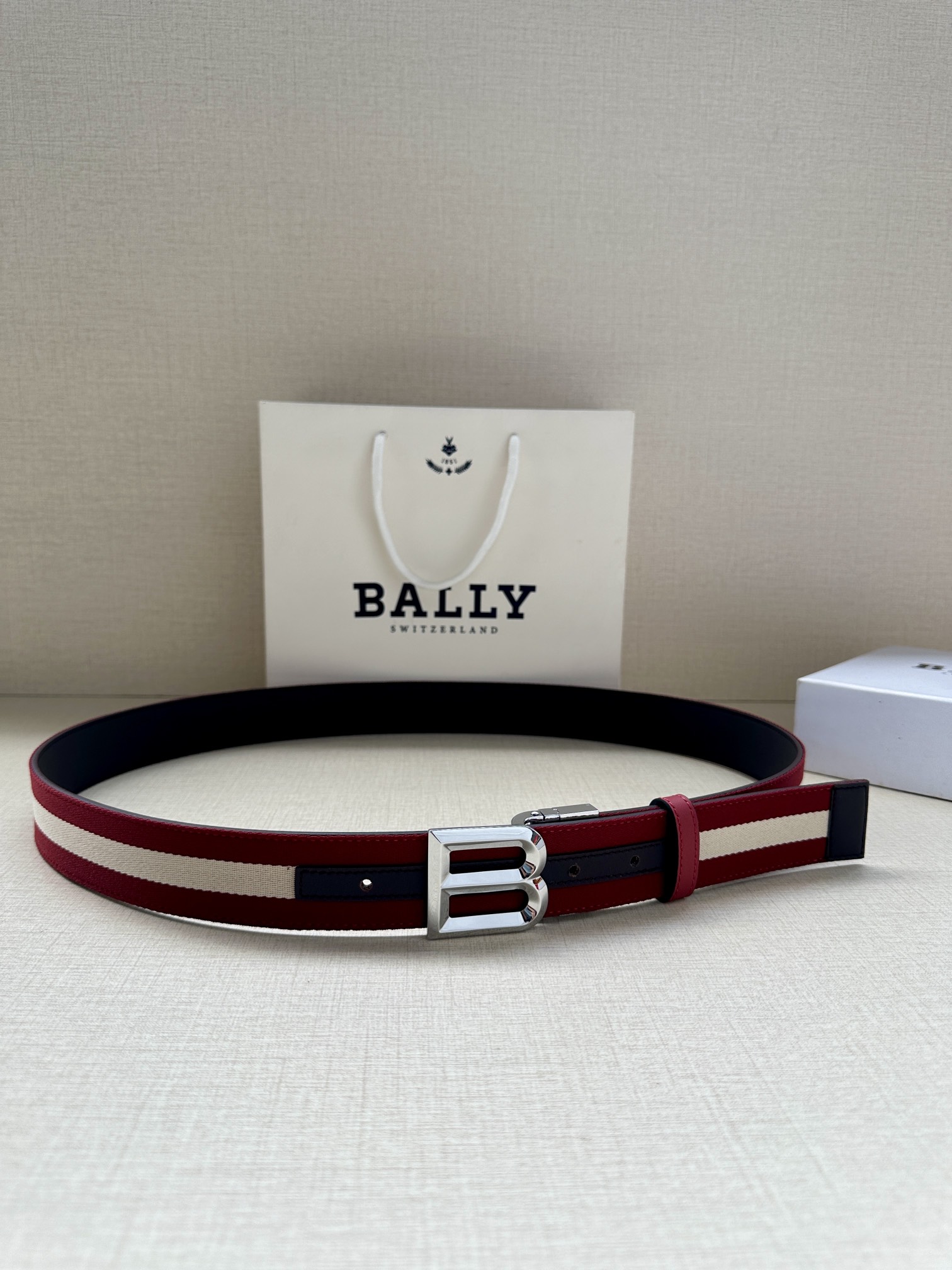 Bally Male Basic Belt Cow Leather M-l