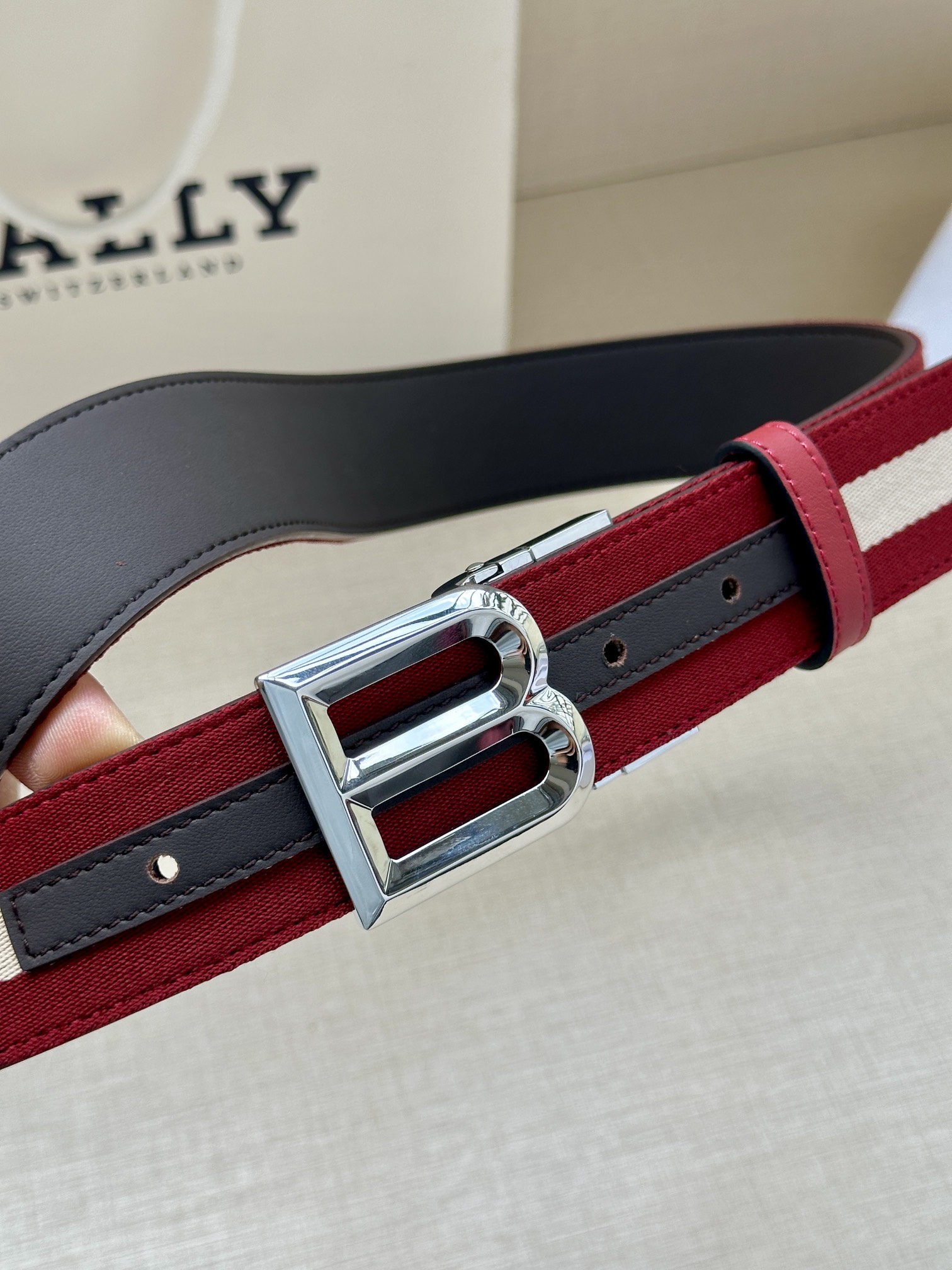 Bally Male Basic Belt Cow Leather M-l