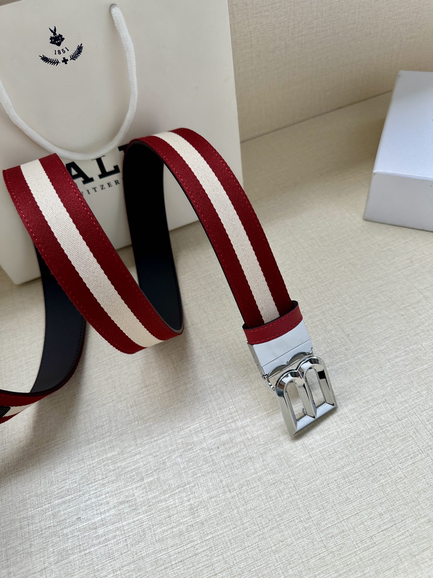 Bally Male Basic Belt Cow Leather M-l