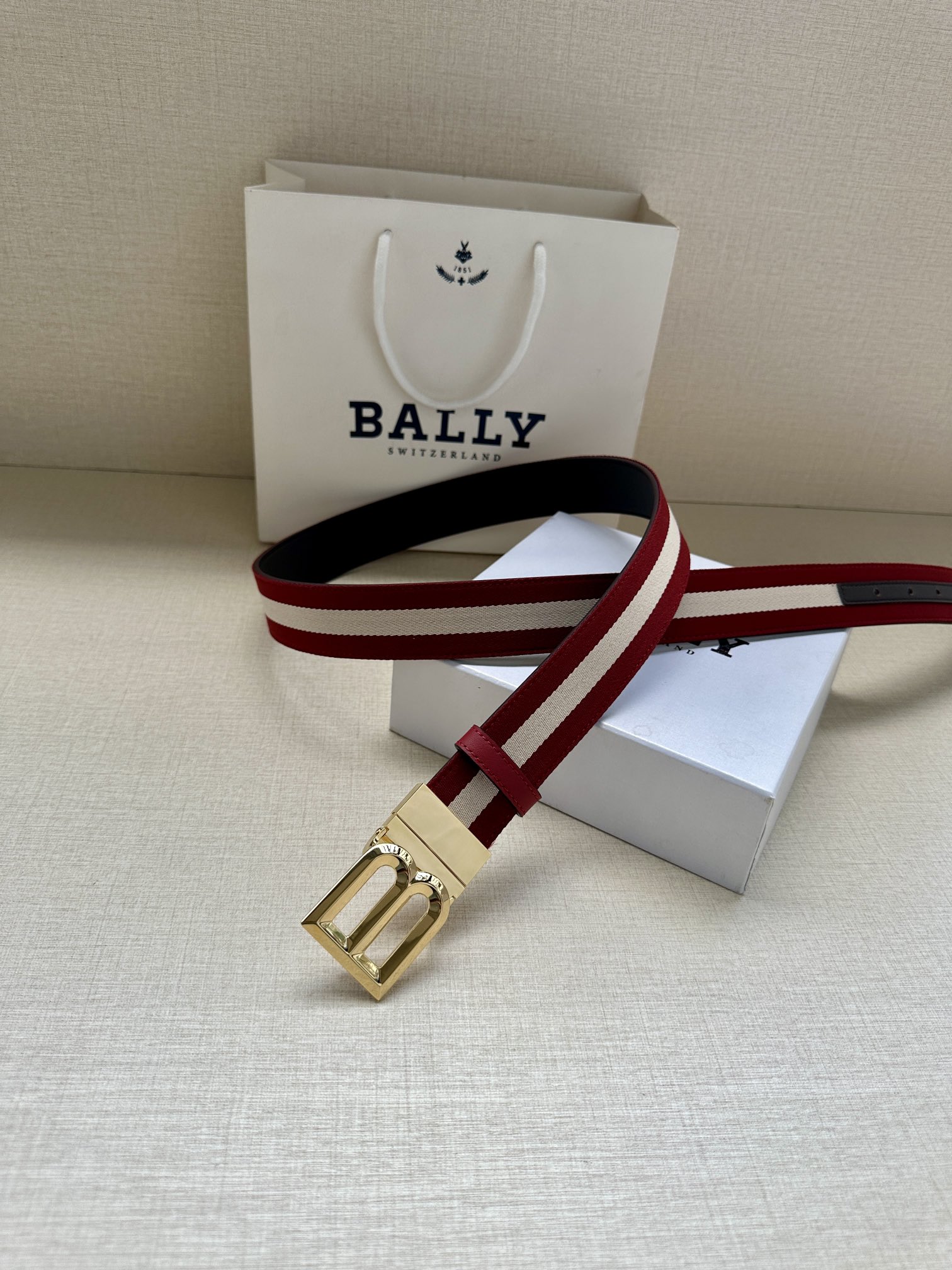 Bally Male Basic Belt Cow Leather M-l